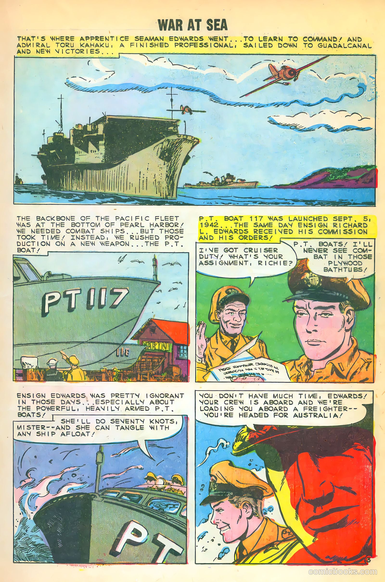 War at Sea #32 (1959) — page 17 of 36
