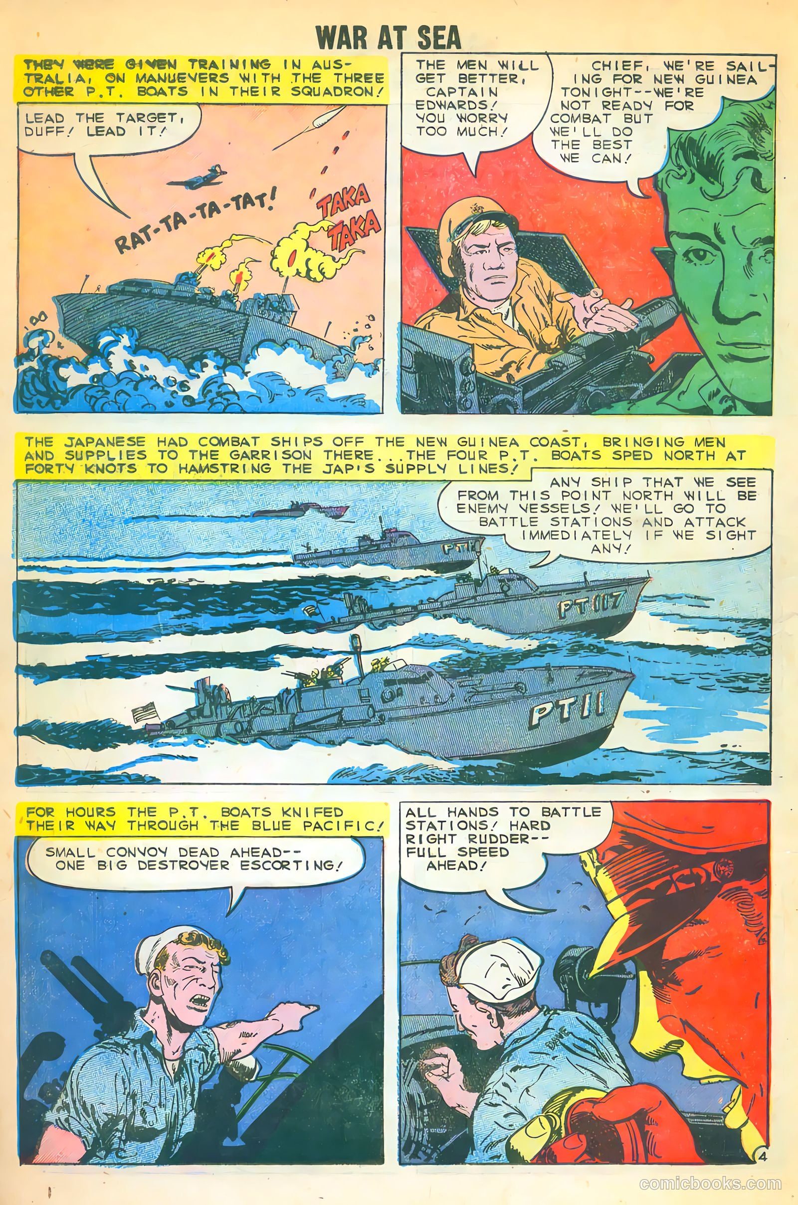 War at Sea #32 (1959) — page 18 of 36