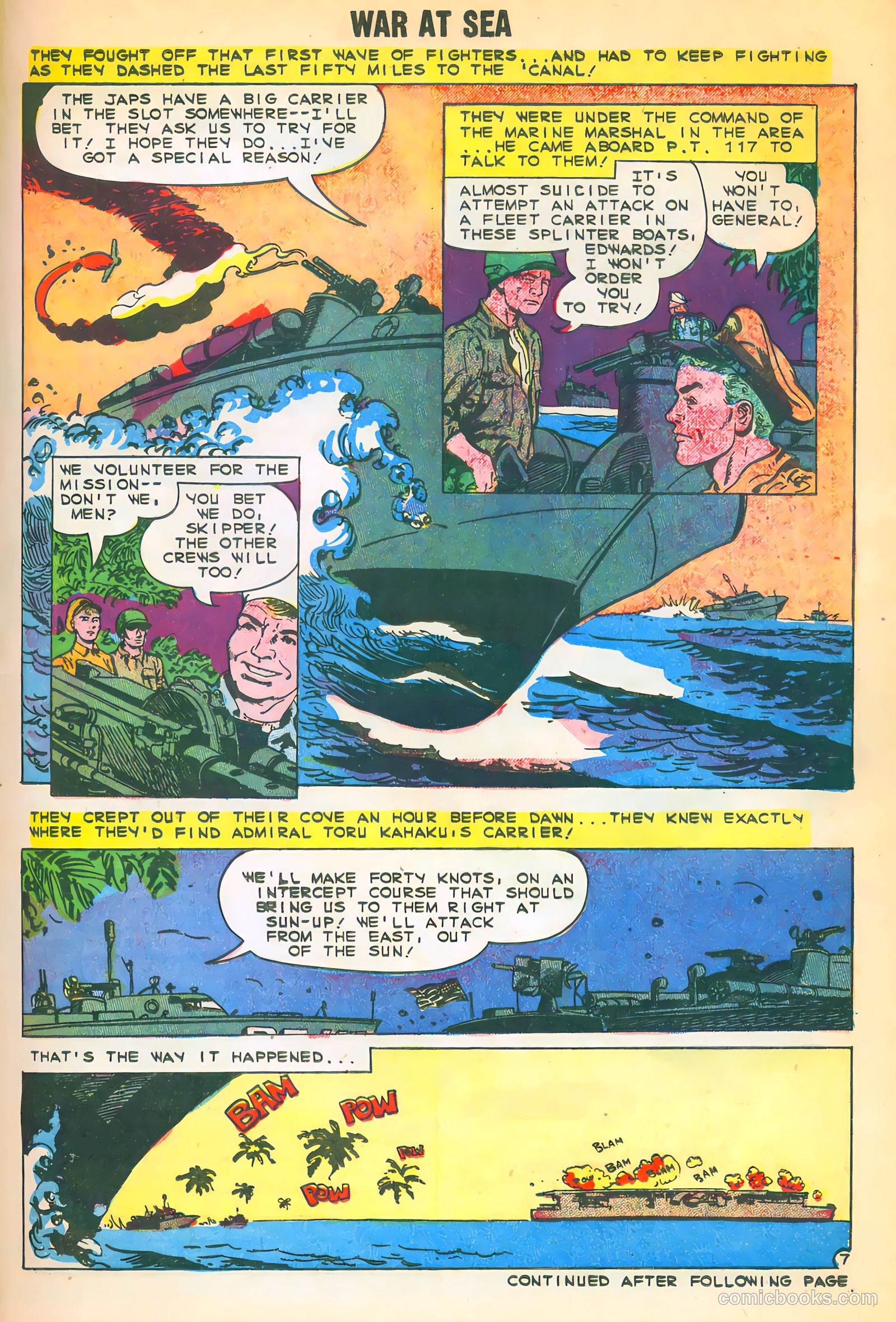 War at Sea #32 (1959) — page 21 of 36