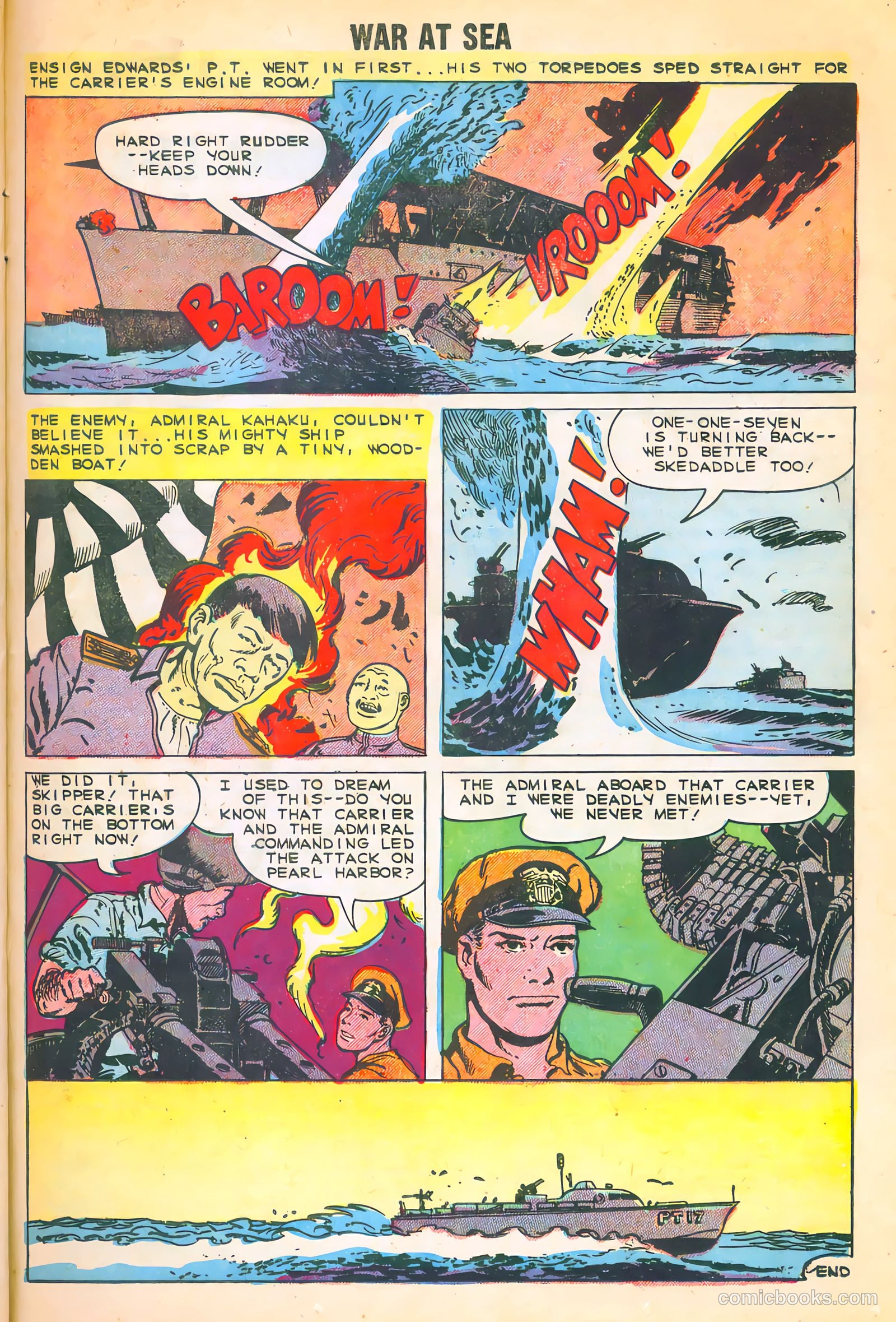 War at Sea #32 (1959) — page 23 of 36