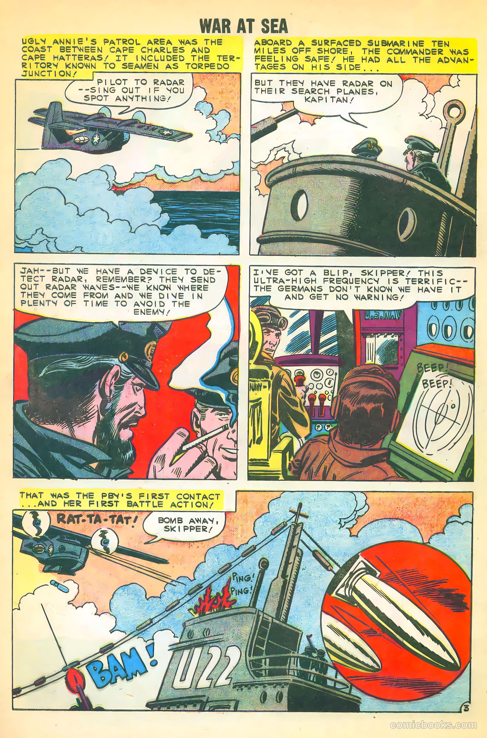 War at Sea #32 (1959) — page 28 of 36