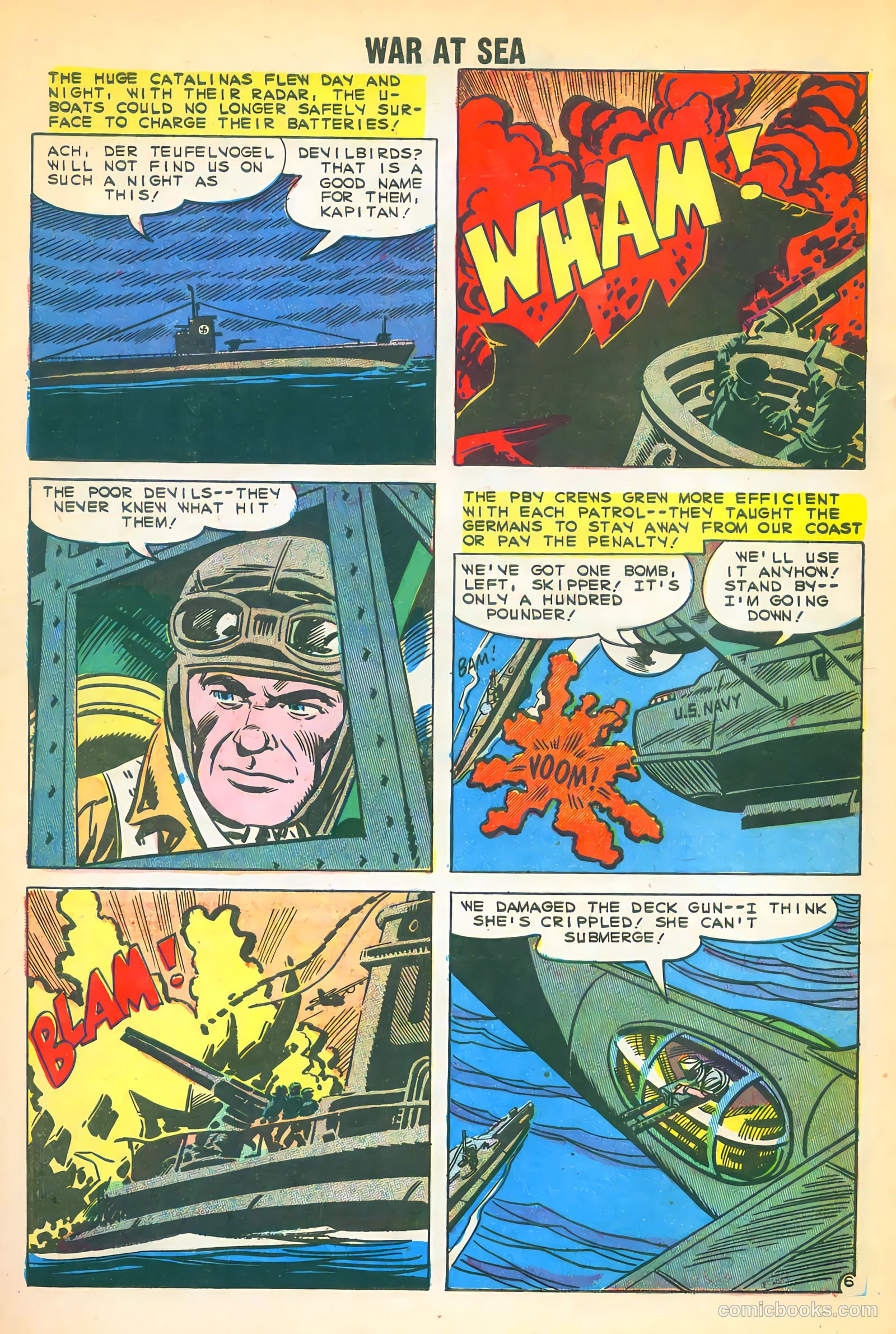 War at Sea #32 (1959) — page 32 of 36