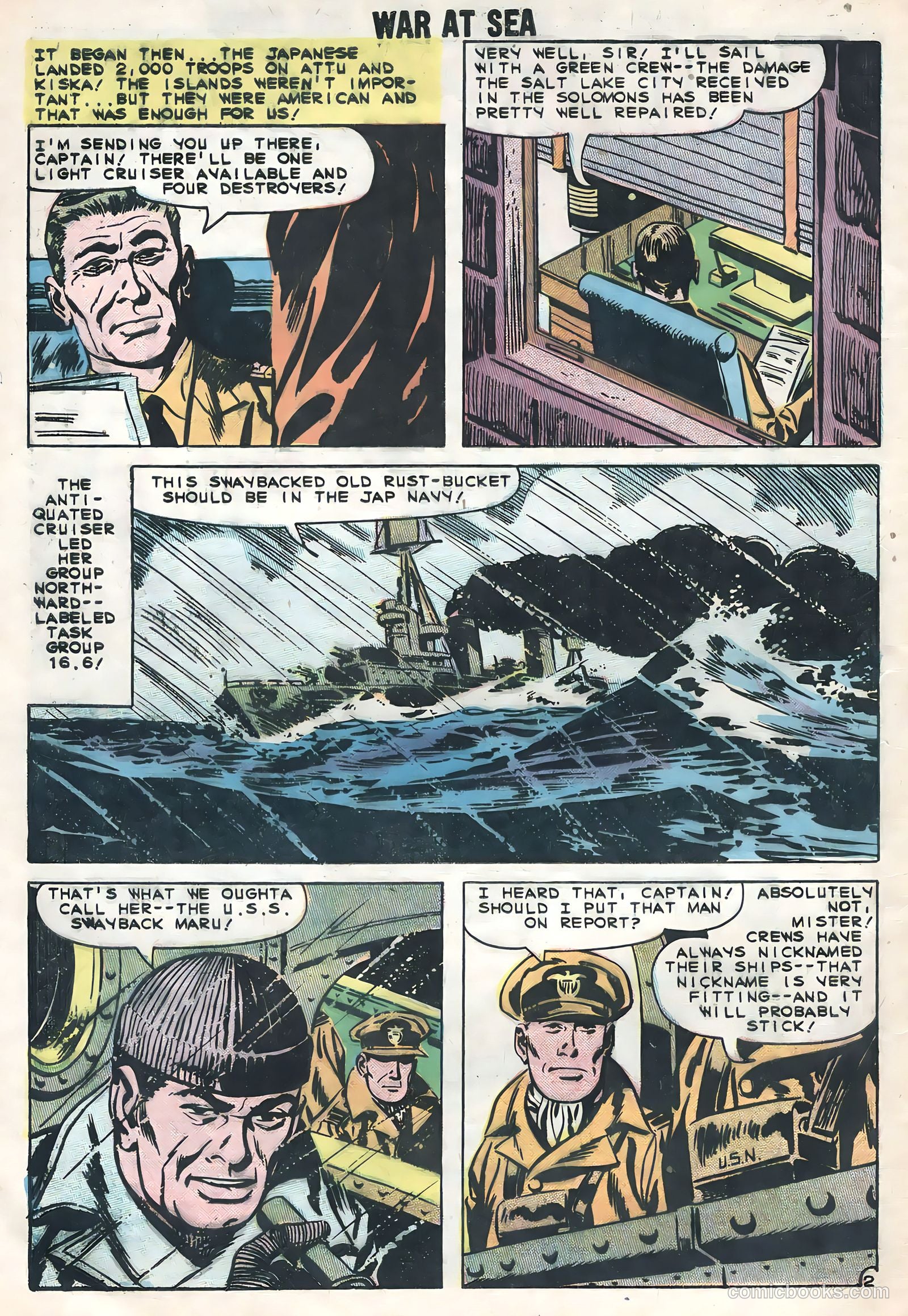 War at Sea #33 (1959) — page 4 of 36