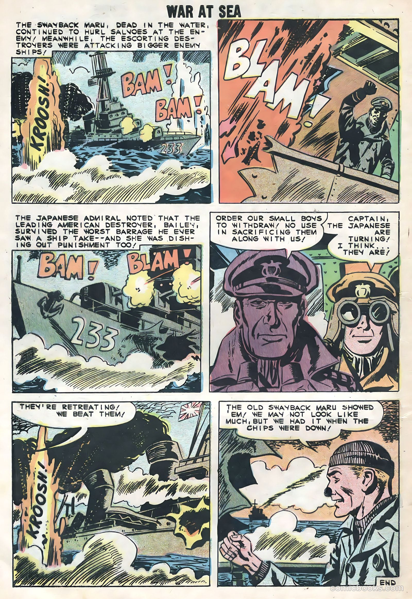War at Sea #33 (1959) — page 8 of 36