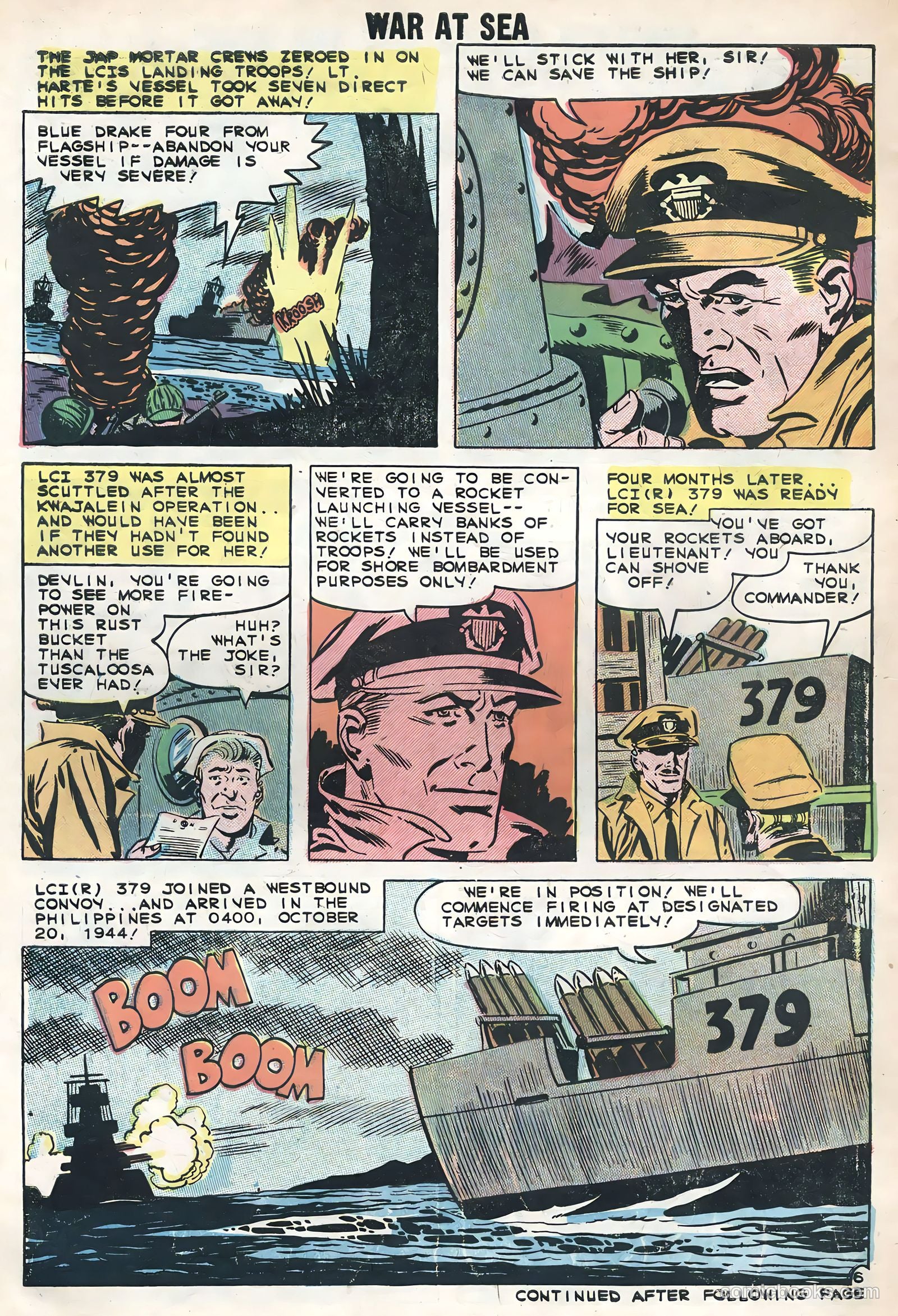 War at Sea #33 (1959) — page 30 of 36