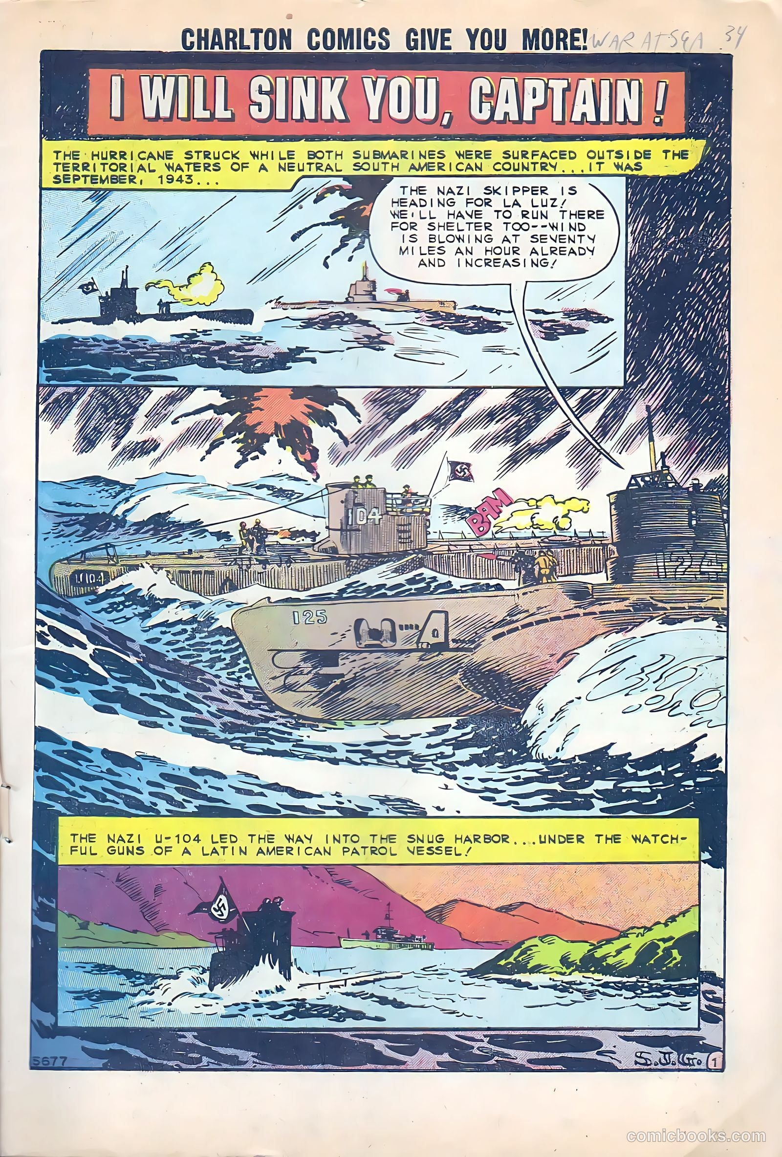 War at Sea #34 (1960) — page 3 of 36