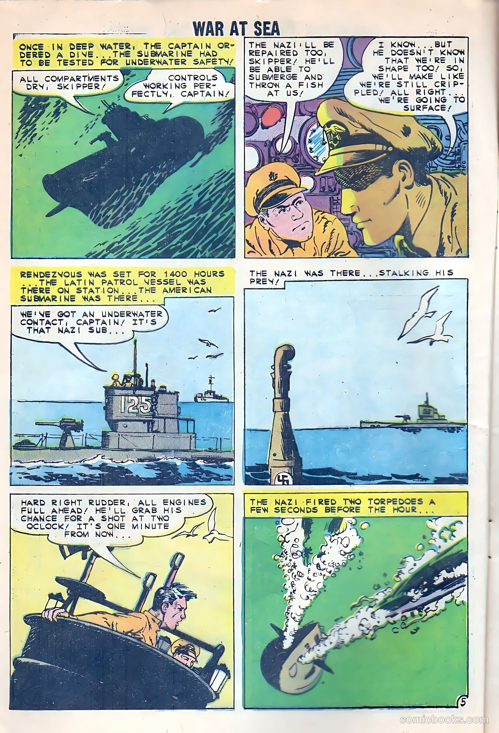 War at Sea #34 (1960) — page 8 of 36