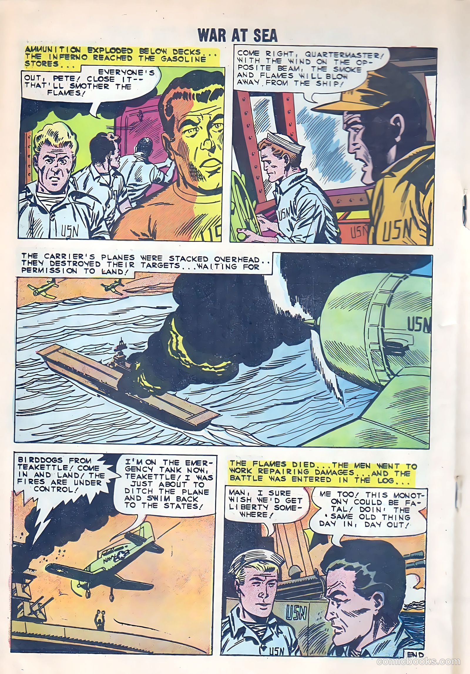War at Sea #34 (1960) — page 18 of 36