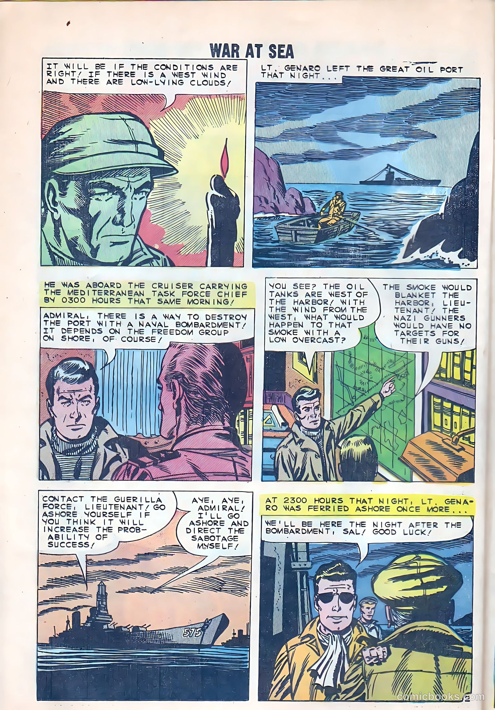 War at Sea #34 (1960) — page 24 of 36
