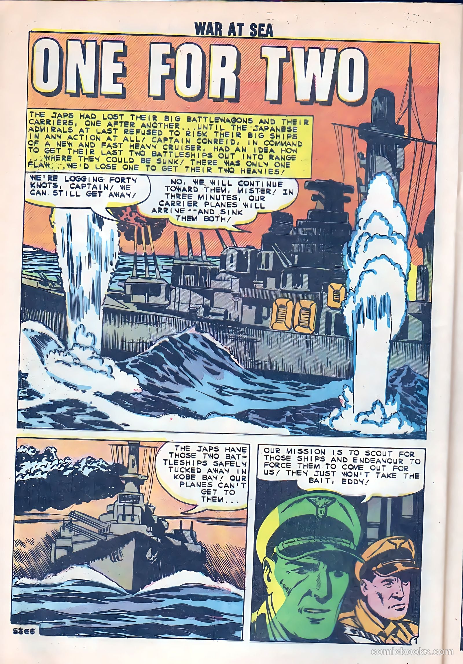 War at Sea #34 (1960) — page 28 of 36