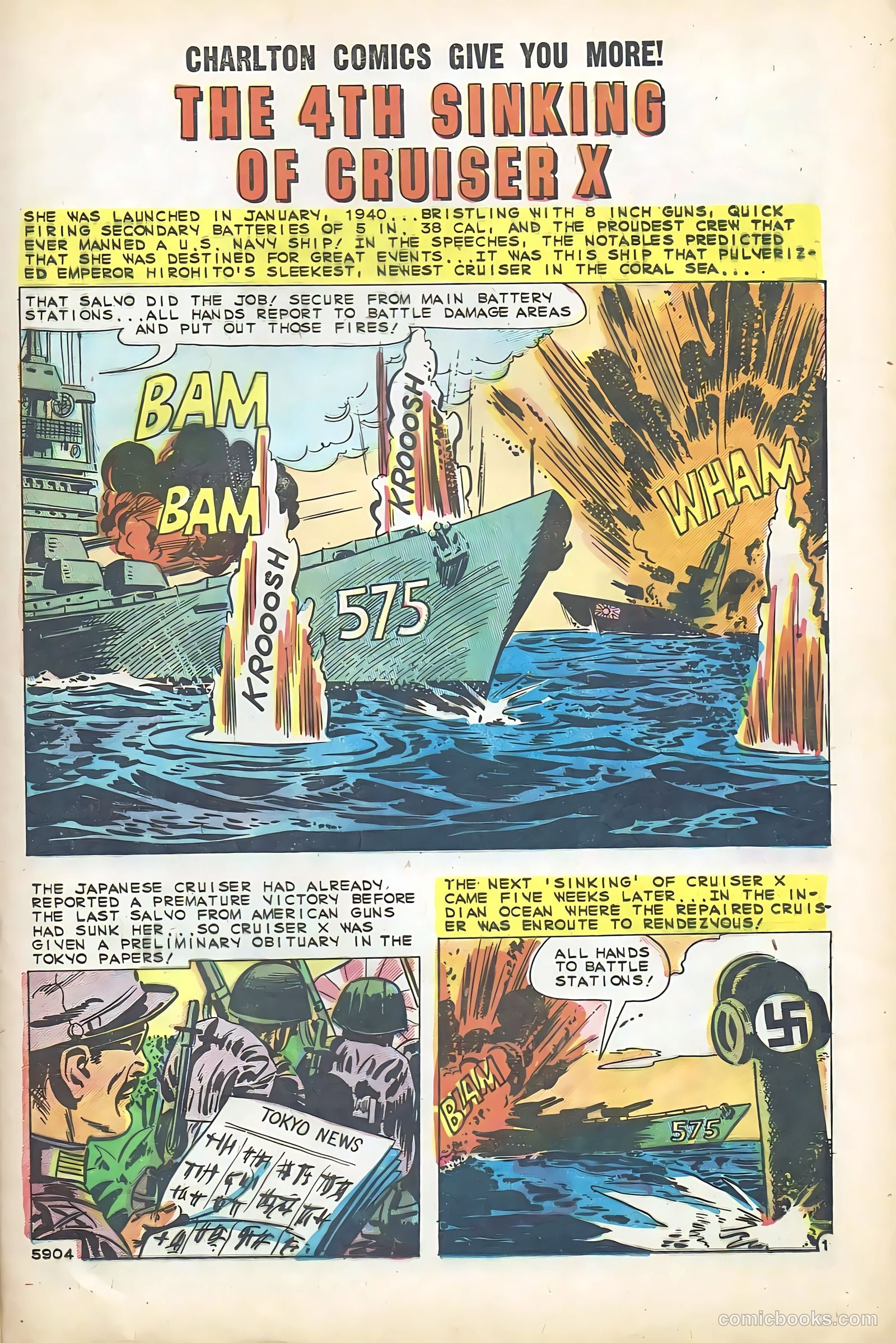 War at Sea #35 (1960) — page 13 of 36