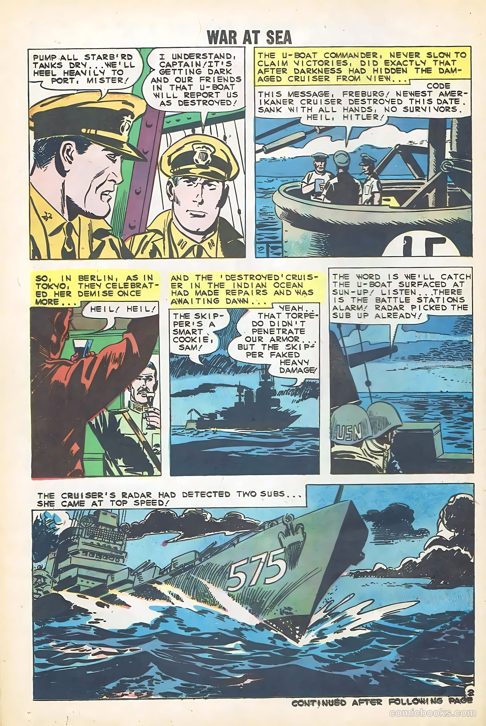 War at Sea #35 (1960) — page 14 of 36
