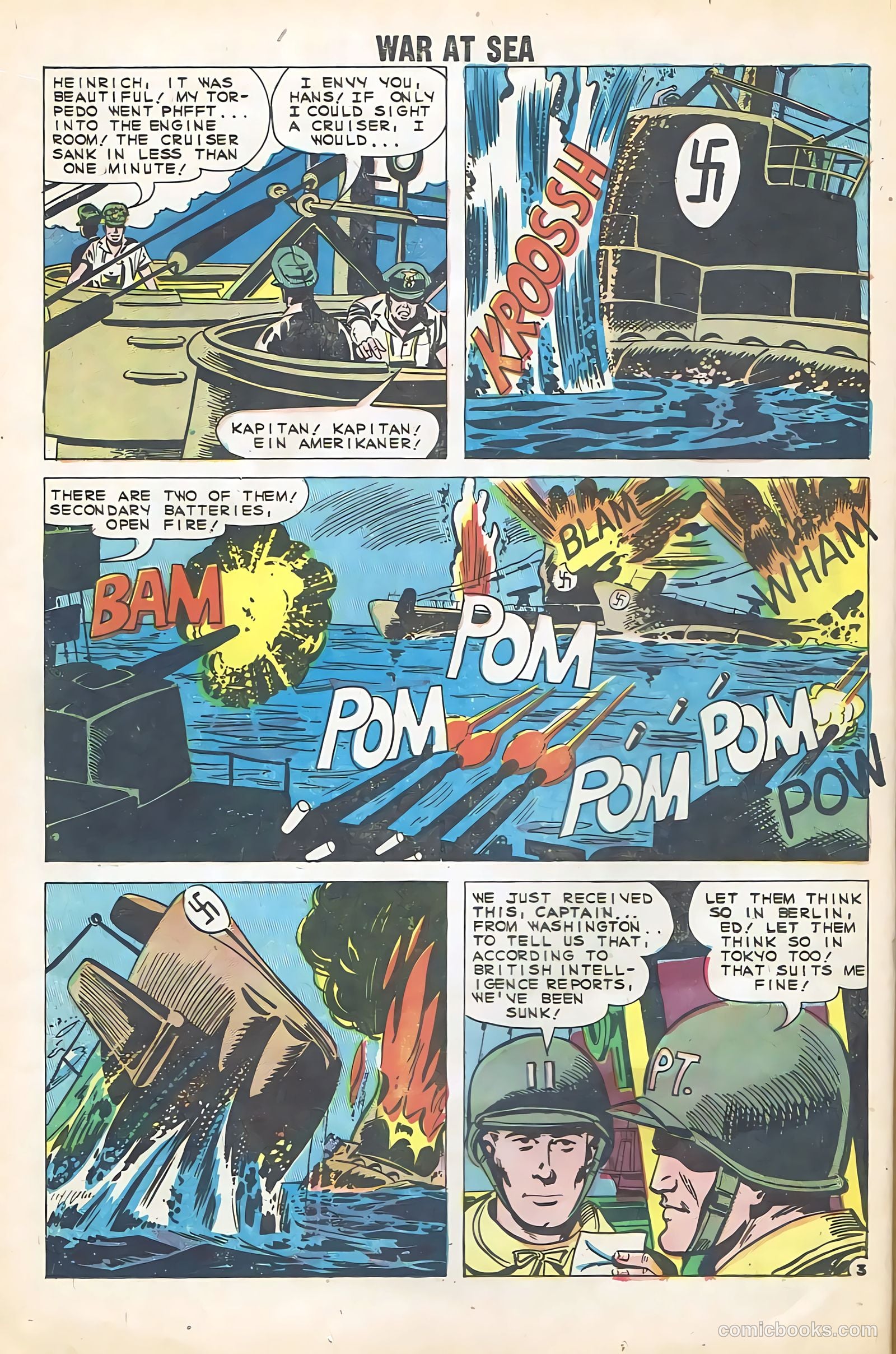War at Sea #35 (1960) — page 16 of 36