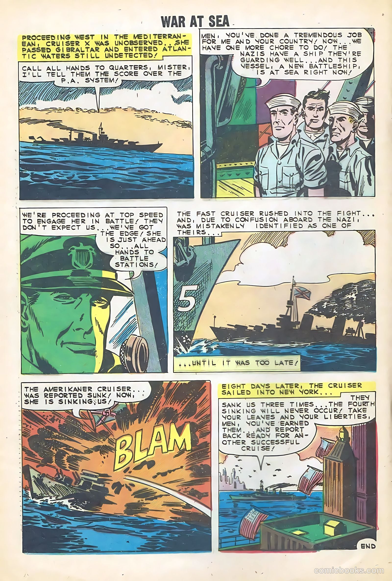 War at Sea #35 (1960) — page 20 of 36