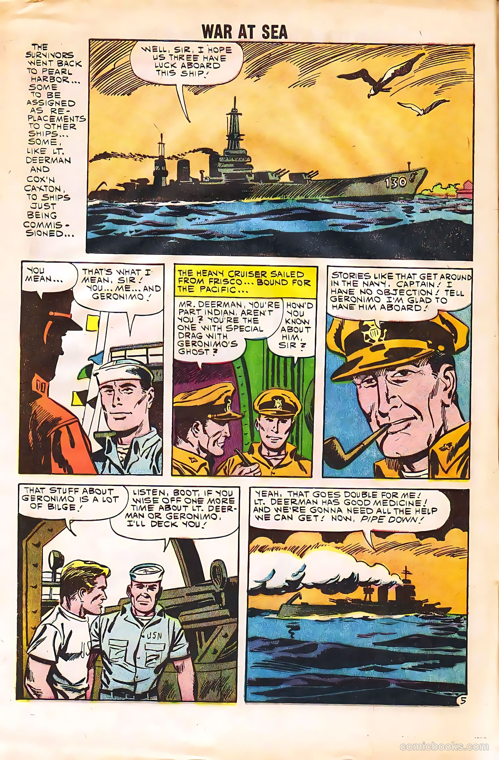 War at Sea #37 (1960) — page 8 of 36