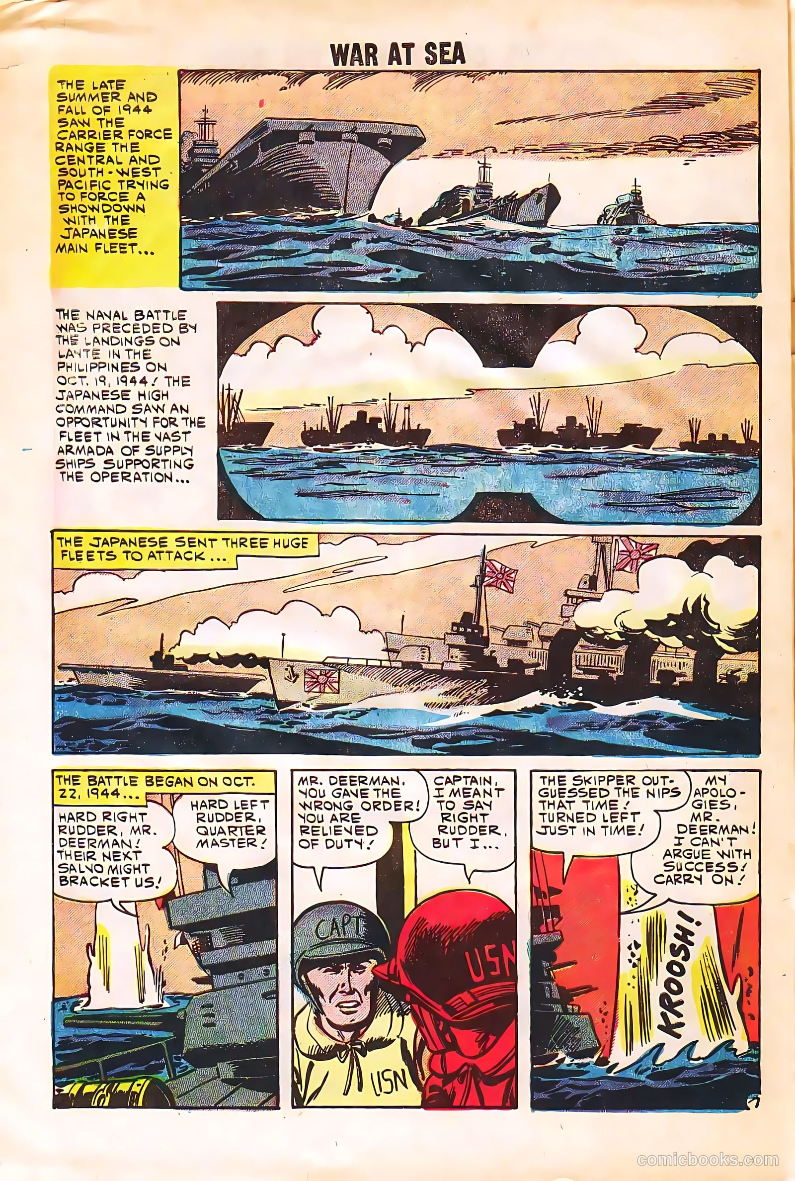 War at Sea #37 (1960) — page 10 of 36