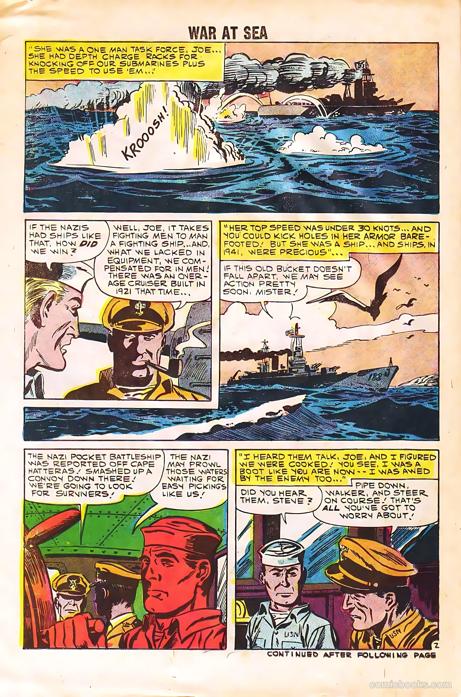 War at Sea #37 (1960) — page 14 of 36