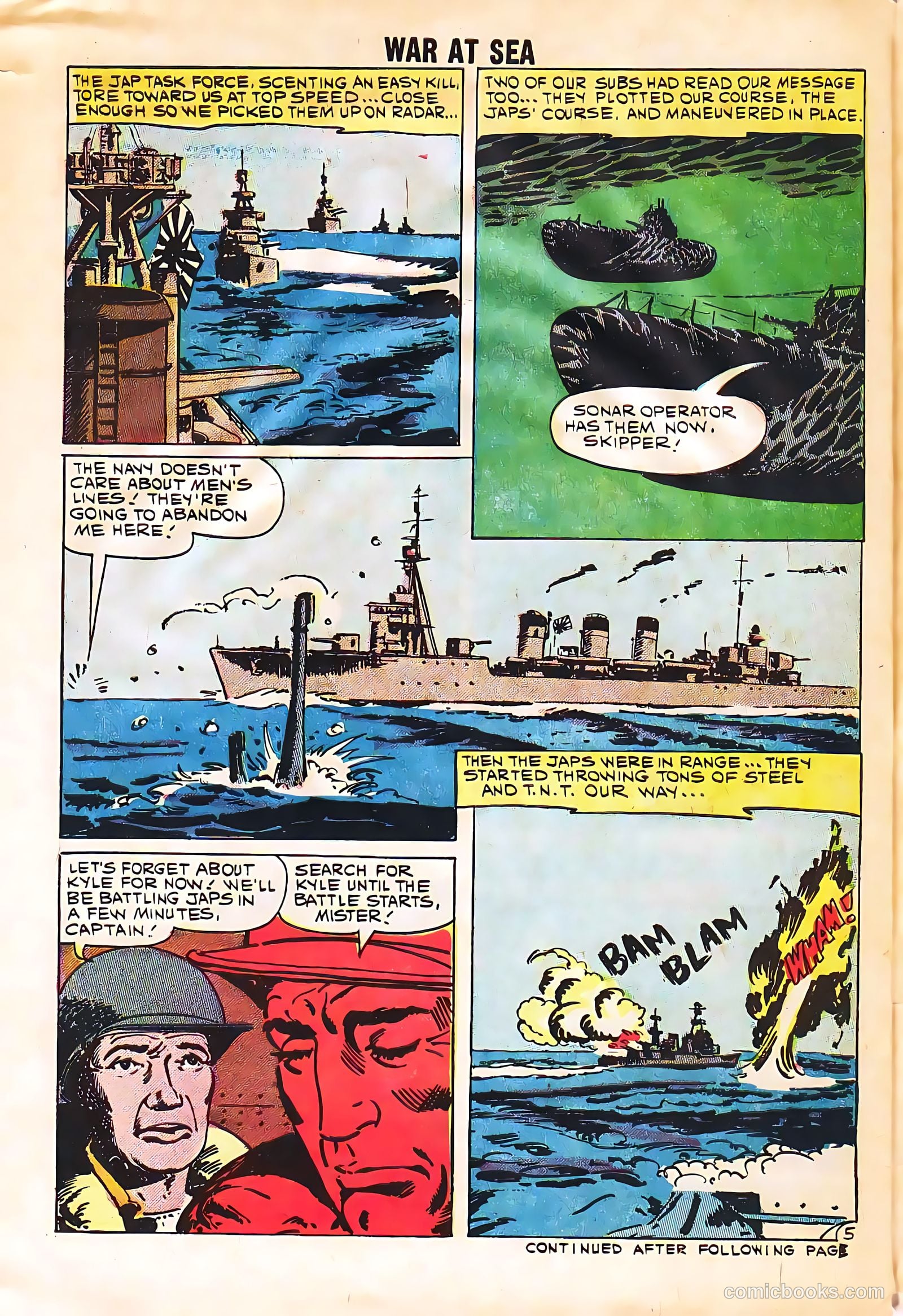 War at Sea #37 (1960) — page 30 of 36