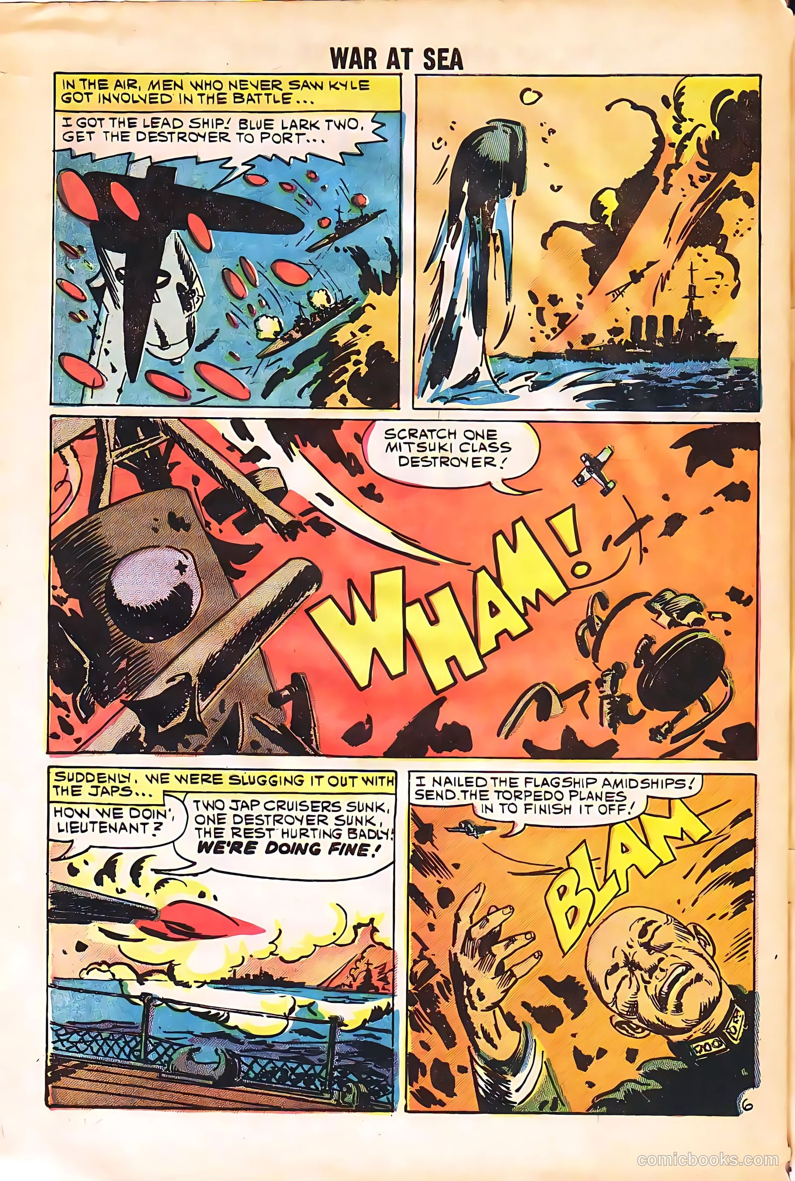 War at Sea #37 (1960) — page 32 of 36