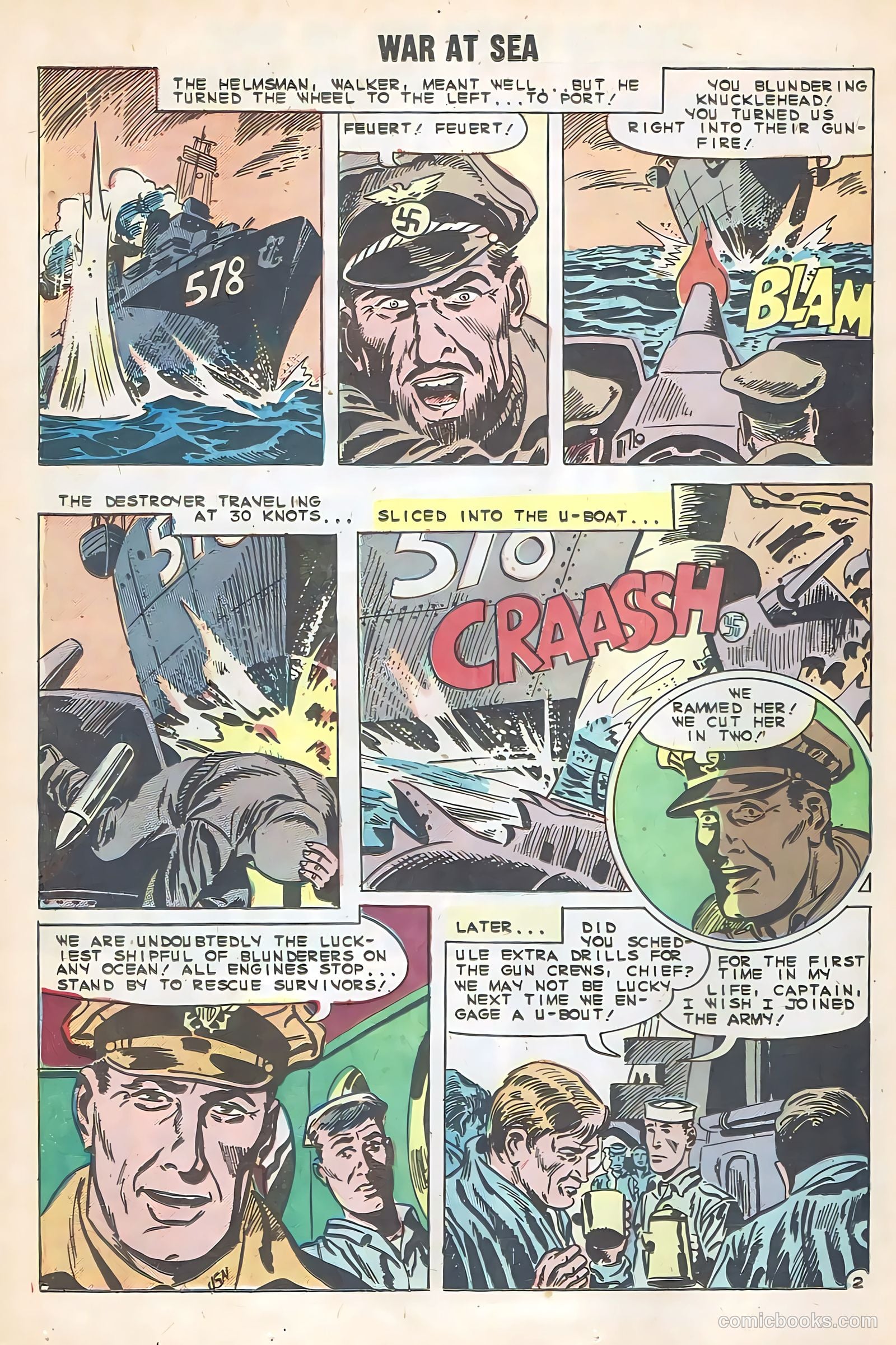 War at Sea #38 (1960) — page 26 of 36