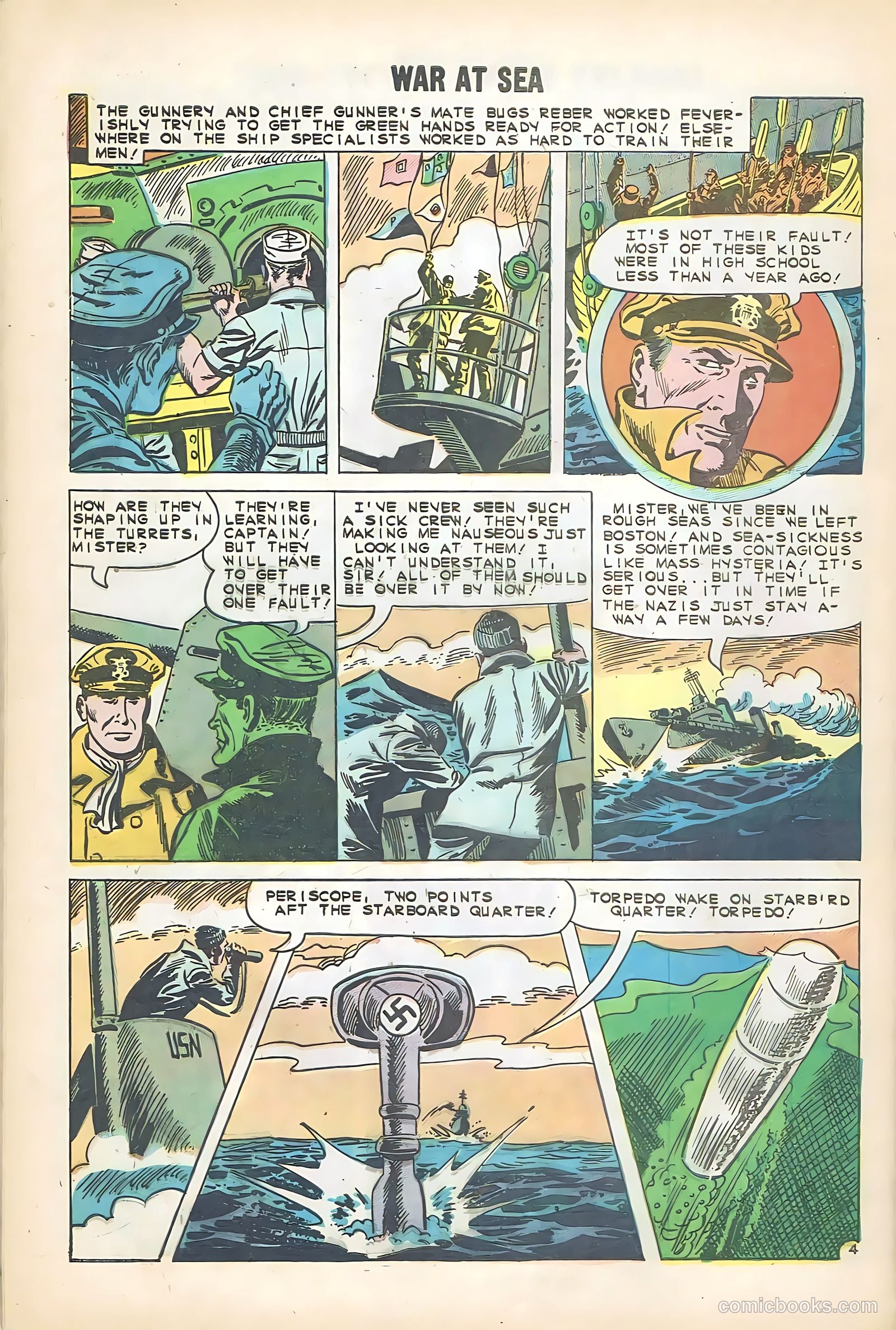War at Sea #38 (1960) — page 28 of 36