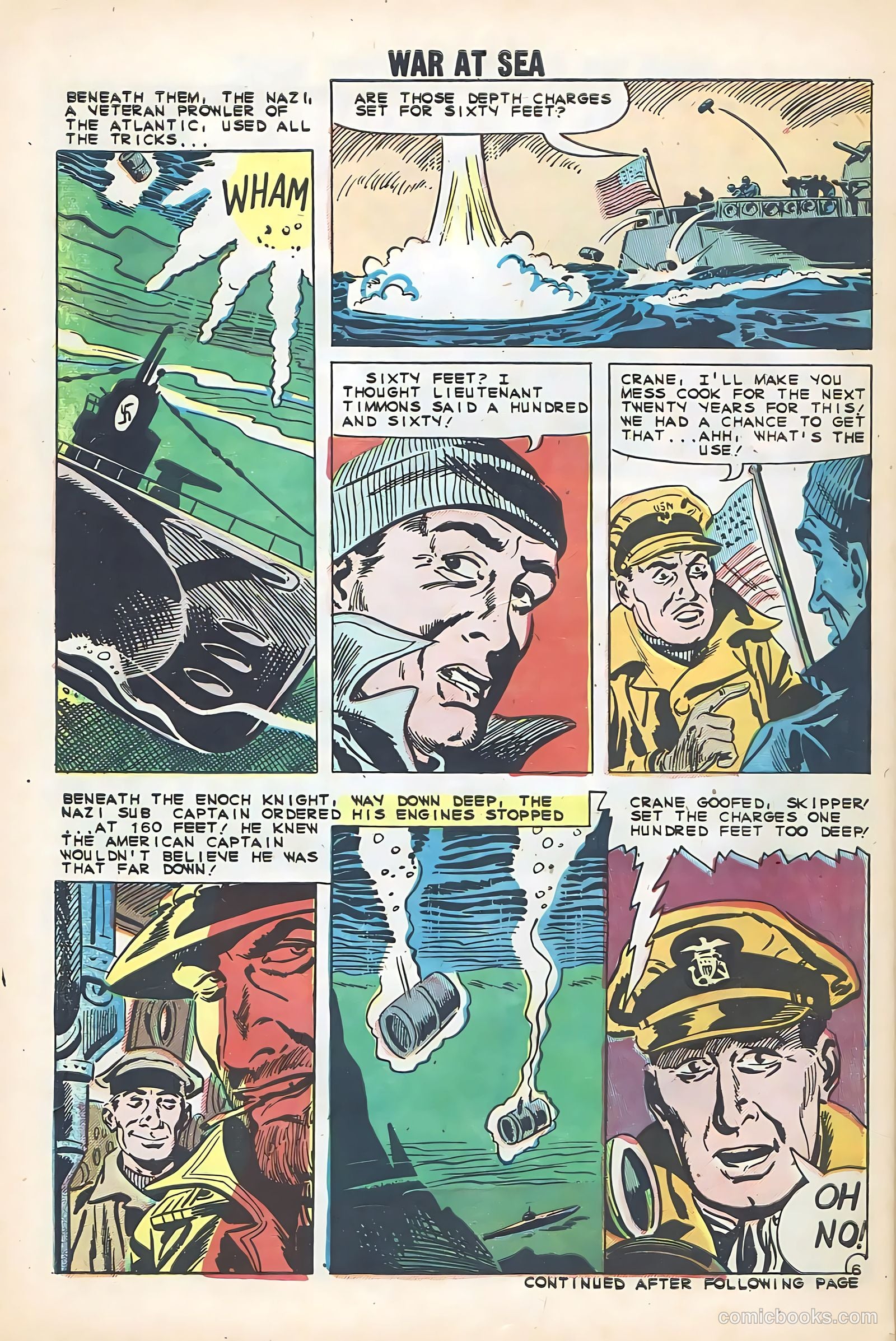 War at Sea #38 (1960) — page 30 of 36