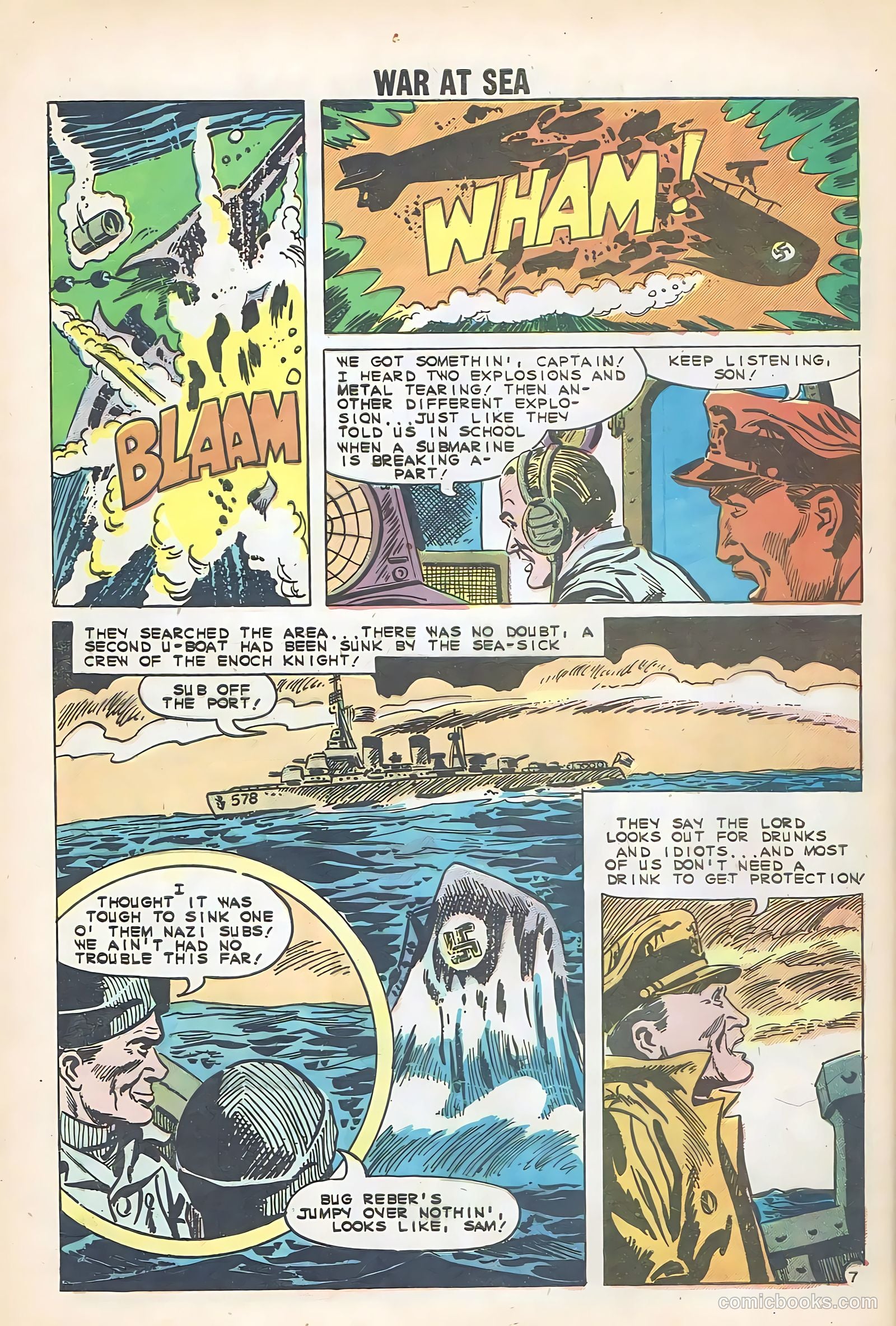 War at Sea #38 (1960) — page 32 of 36