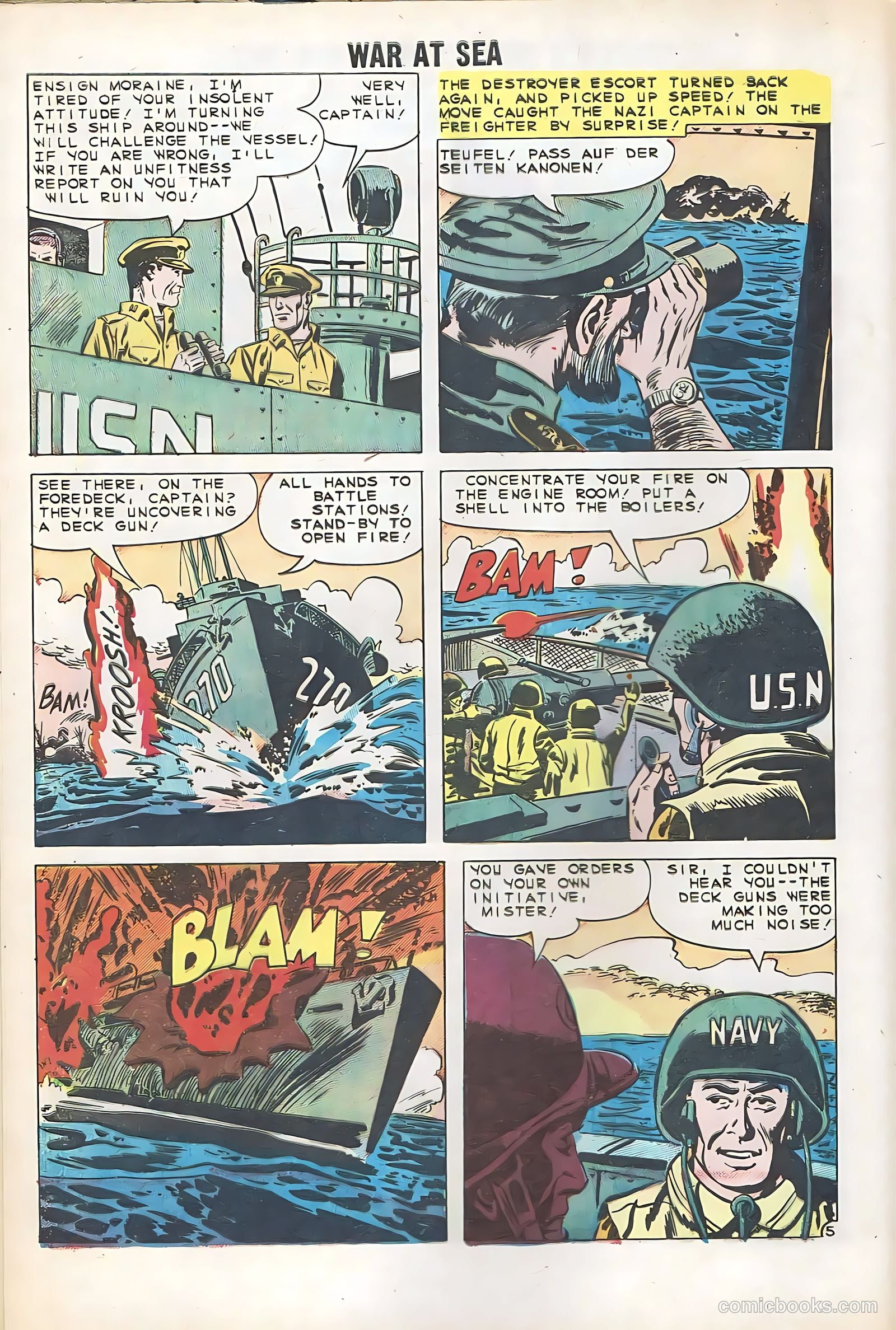 War at Sea #39 (1960) — page 8 of 36
