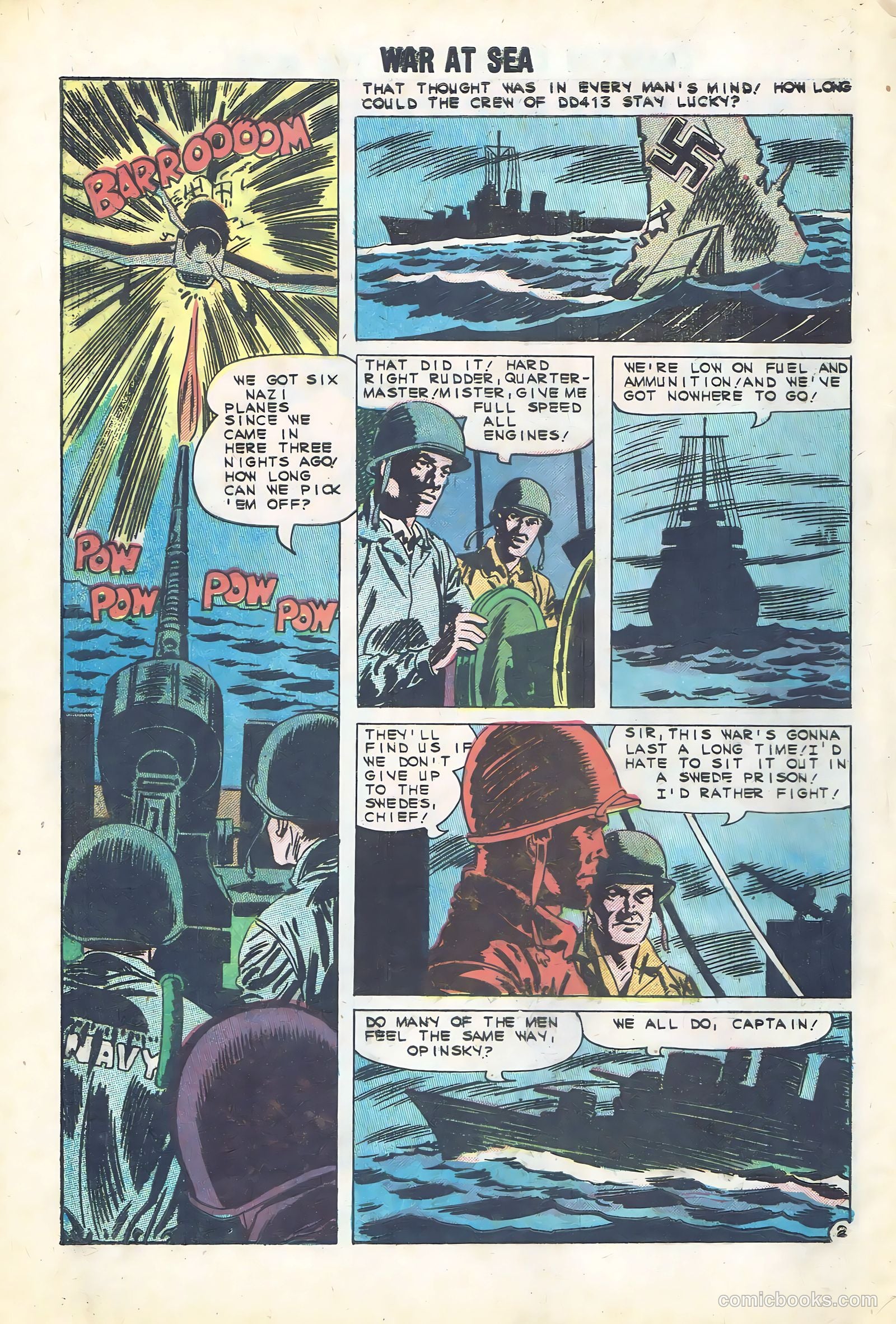 War at Sea #40 (1961) — page 4 of 36