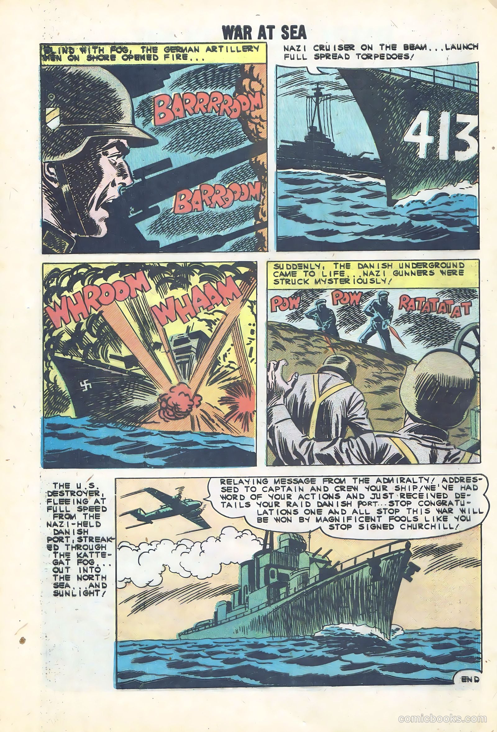 War at Sea #40 (1961) — page 8 of 36
