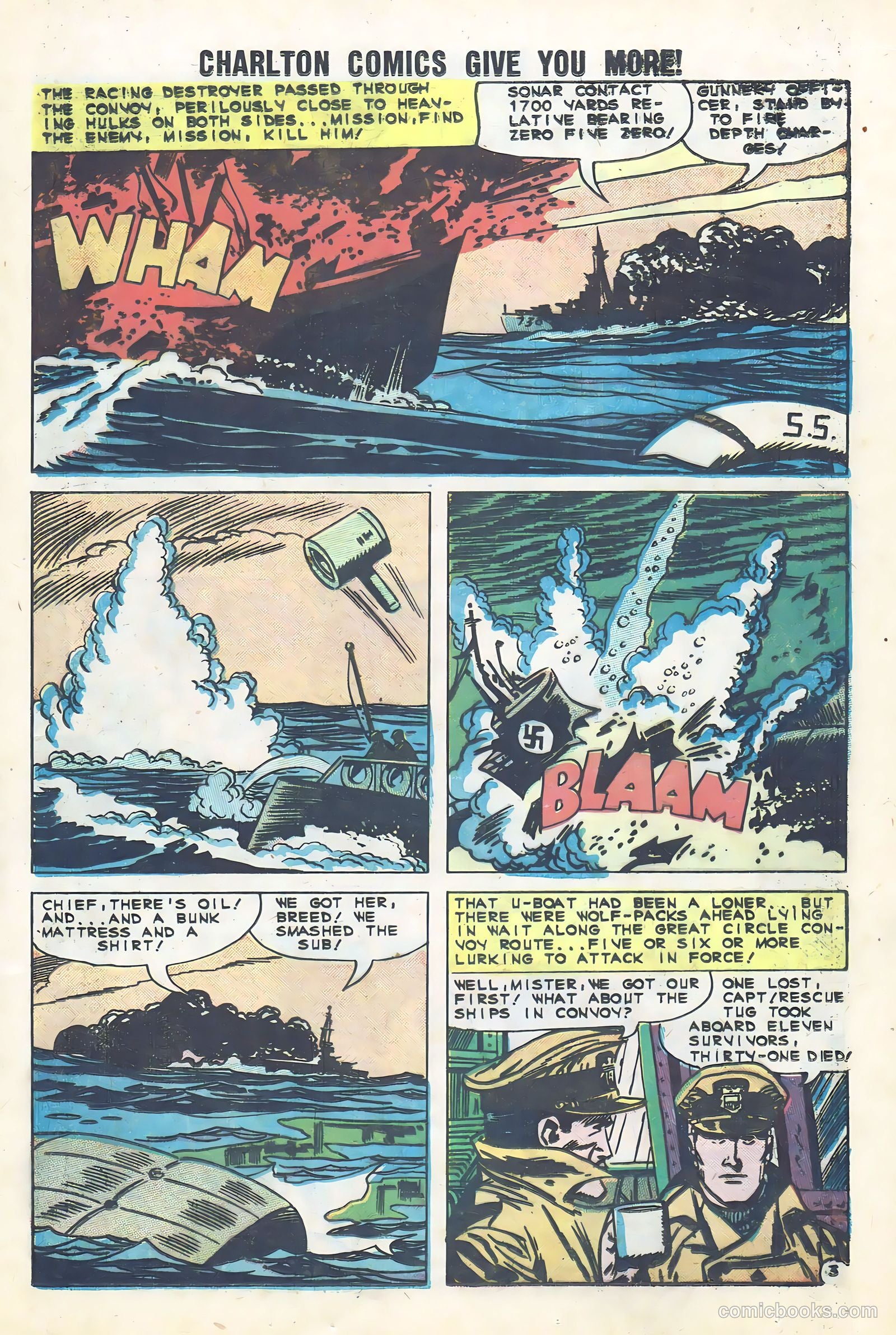 War at Sea #40 (1961) — page 13 of 36