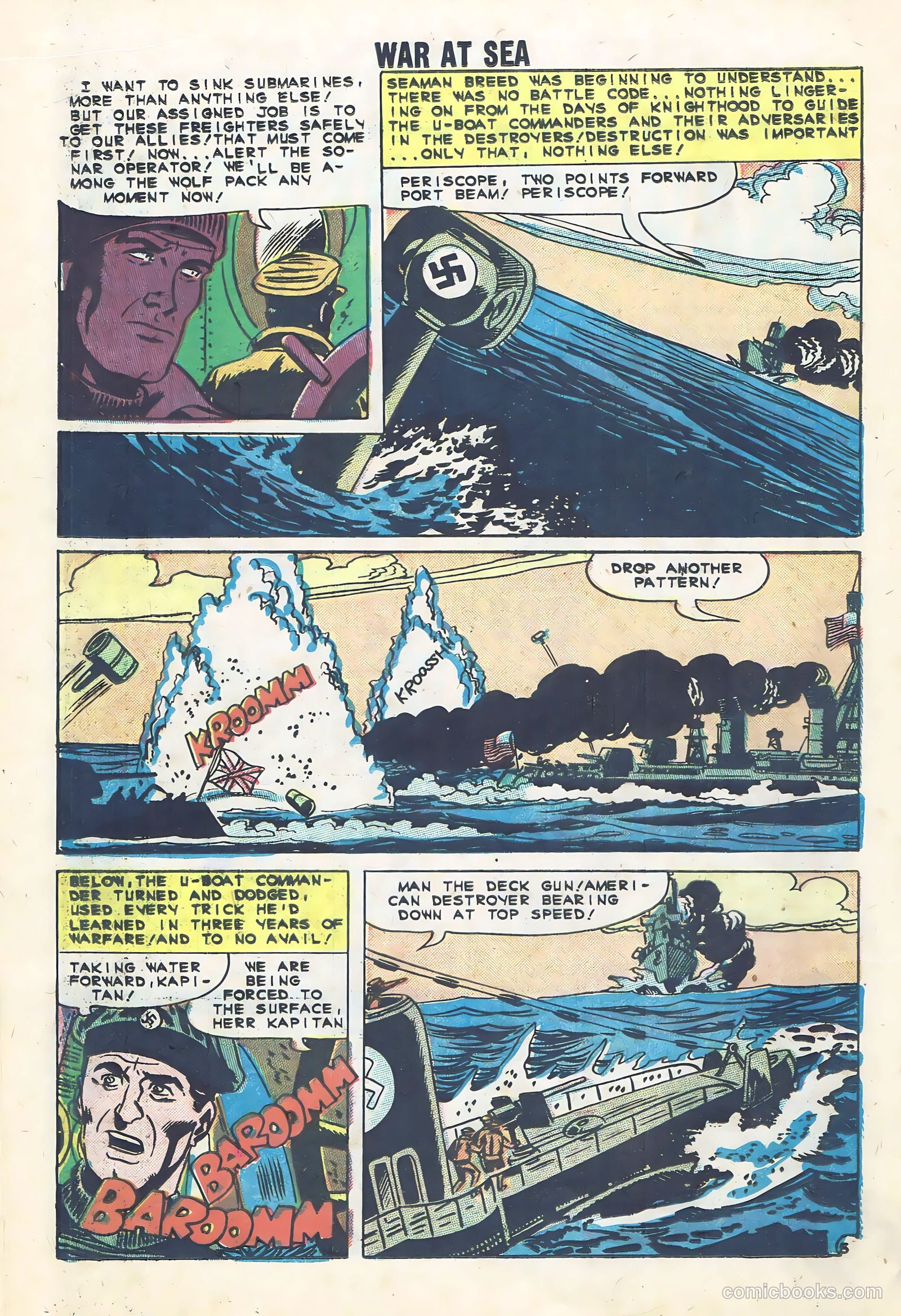 War at Sea #40 (1961) — page 16 of 36