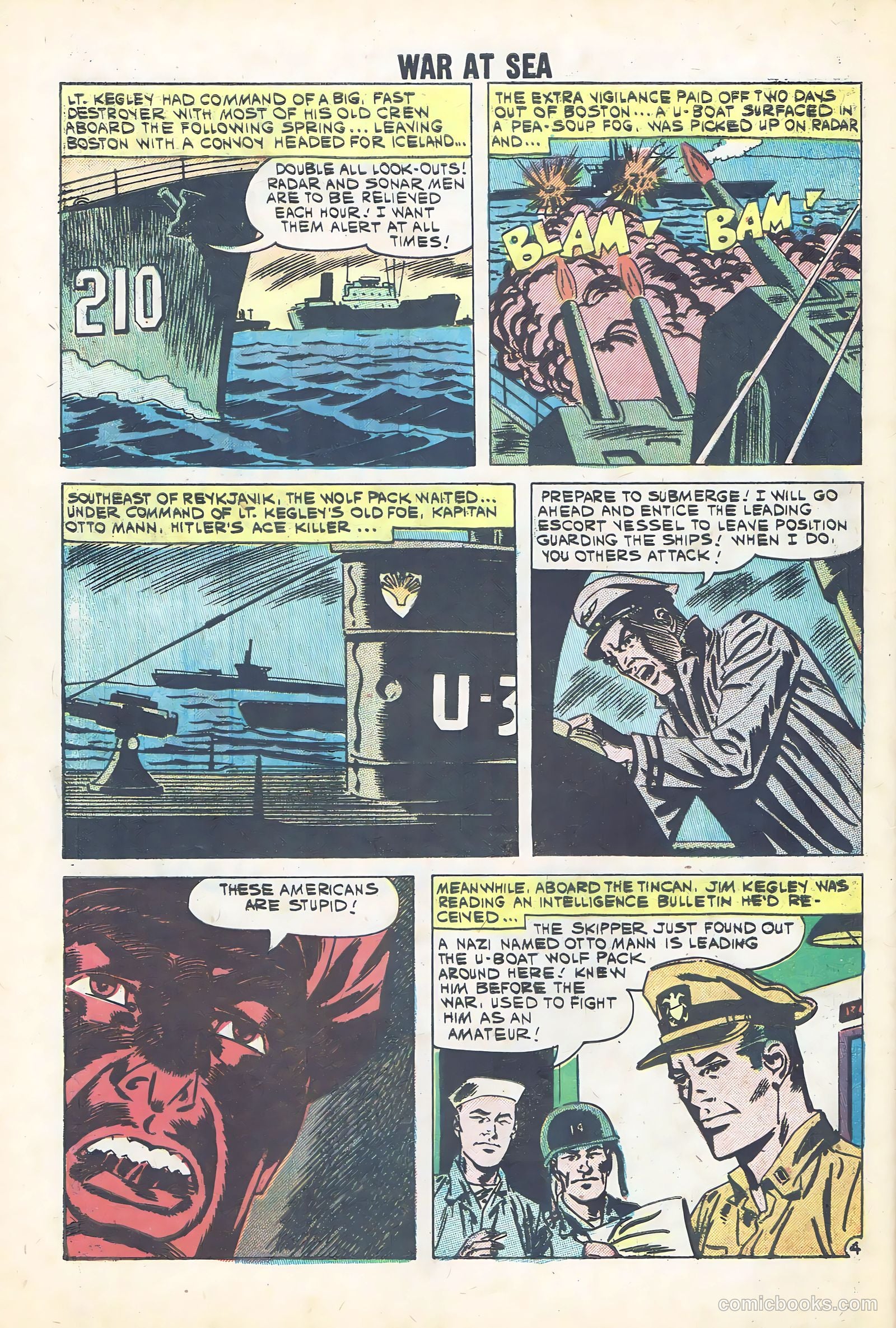 War at Sea #40 (1961) — page 32 of 36