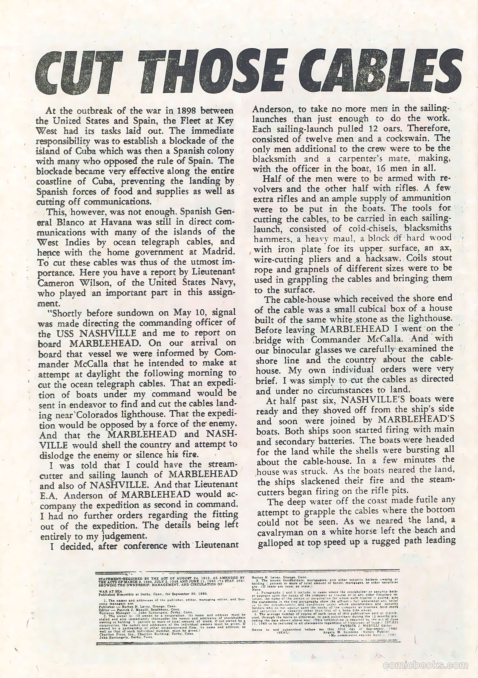 War at Sea #41 (1961) — page 24 of 36