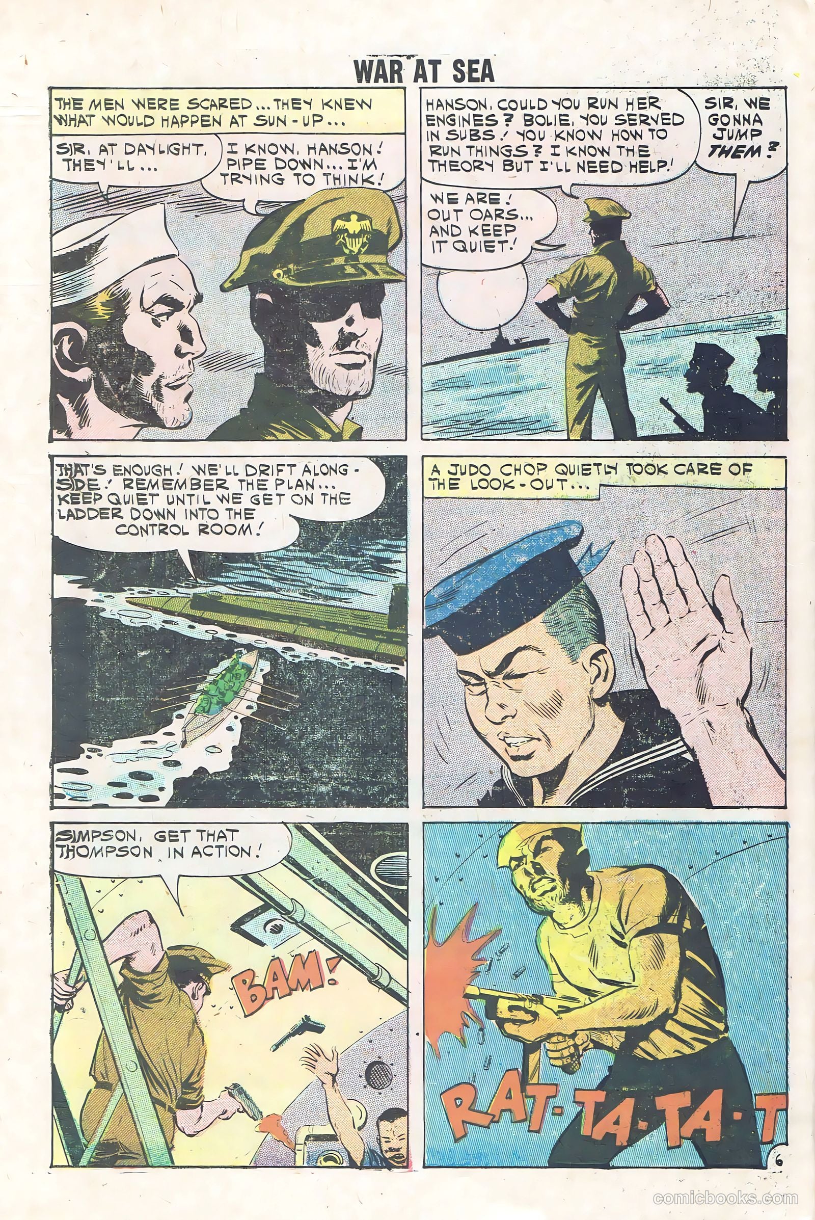 War at Sea #41 (1961) — page 32 of 36