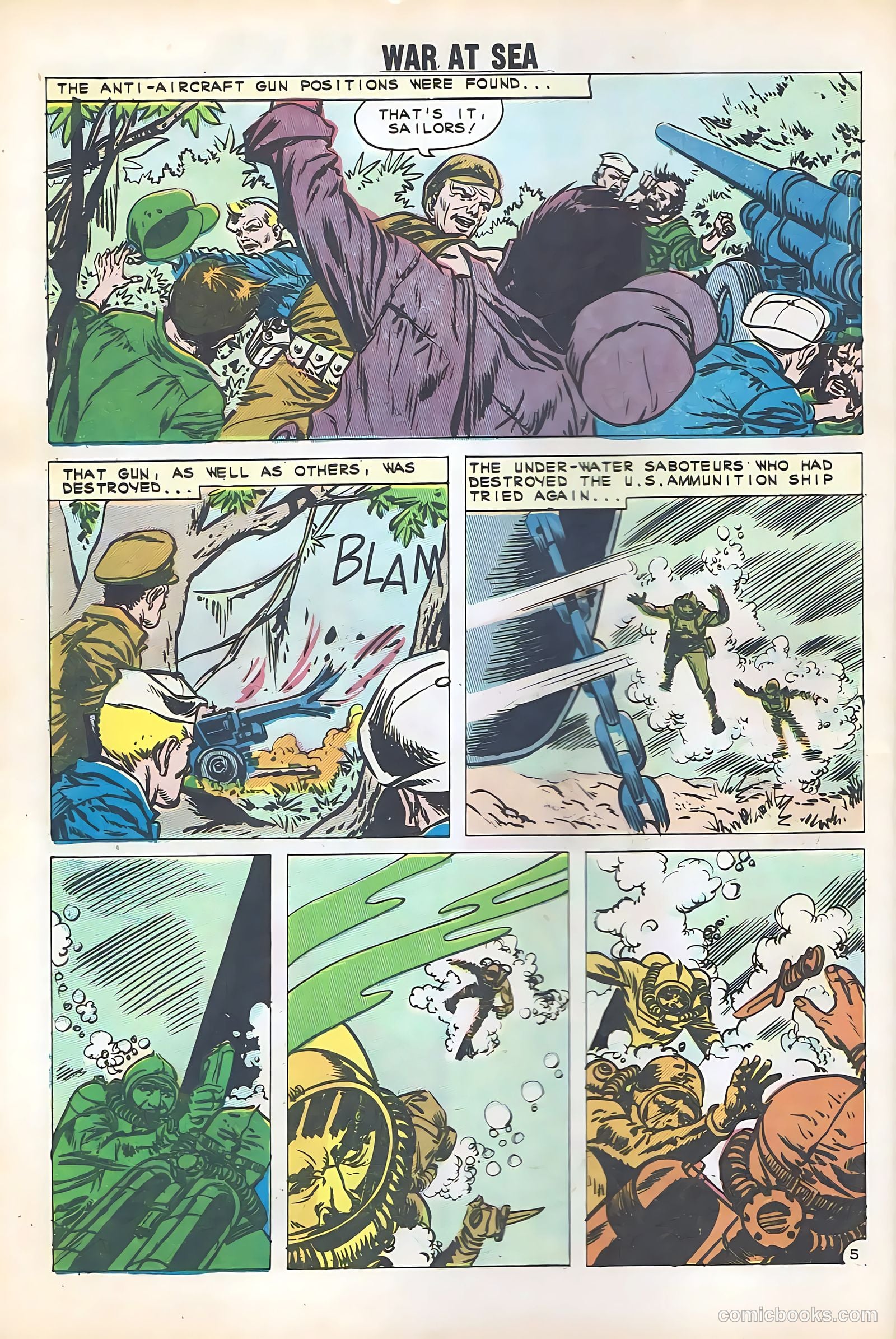 War at Sea #42 (1961) — page 8 of 36