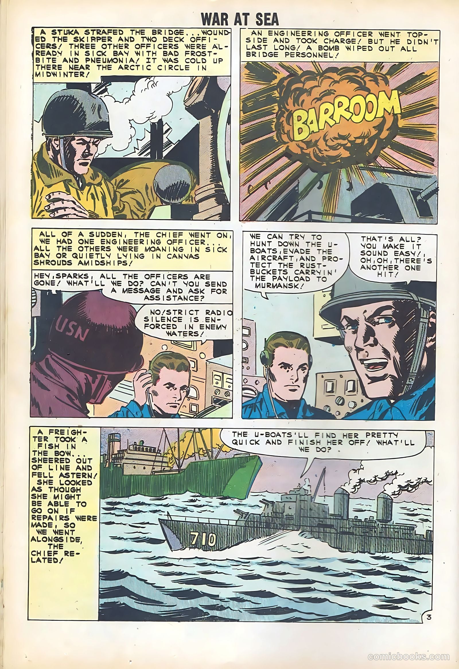 War at Sea #42 (1961) — page 16 of 36