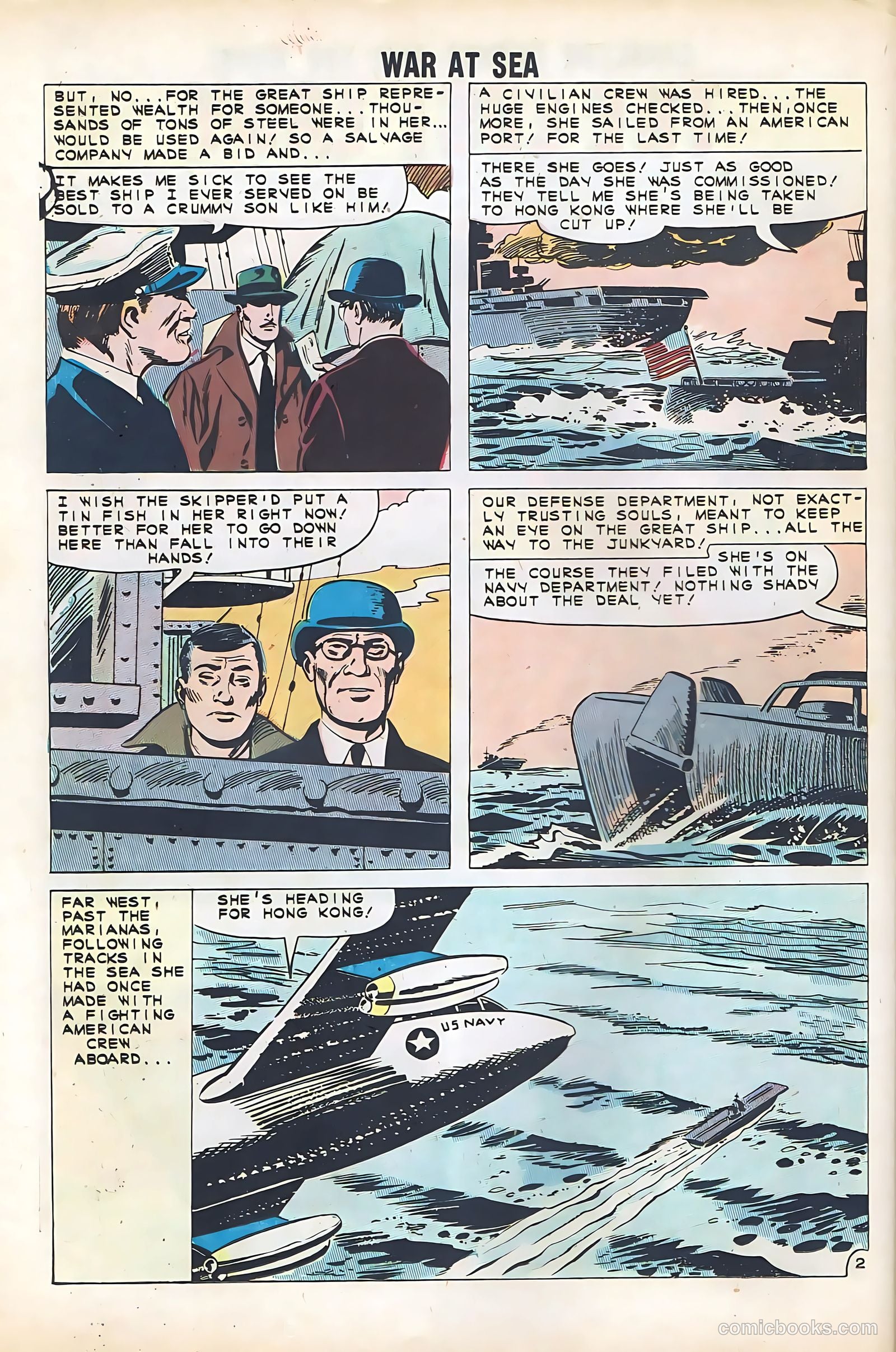 War at Sea #42 (1961) — page 26 of 36