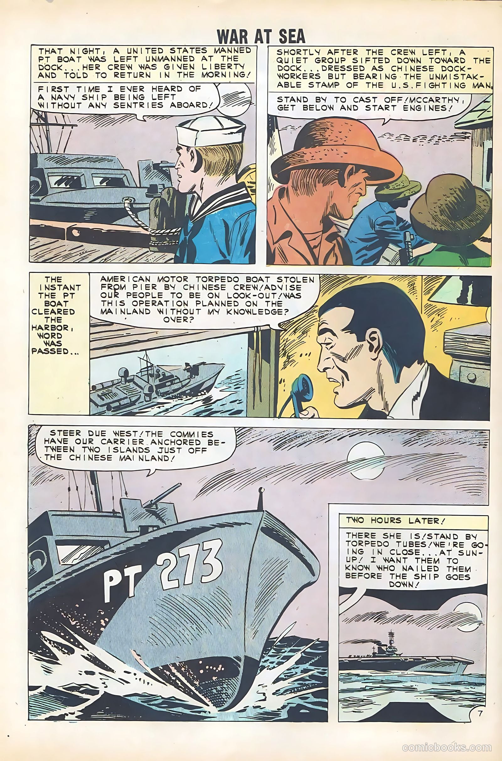 War at Sea #42 (1961) — page 32 of 36