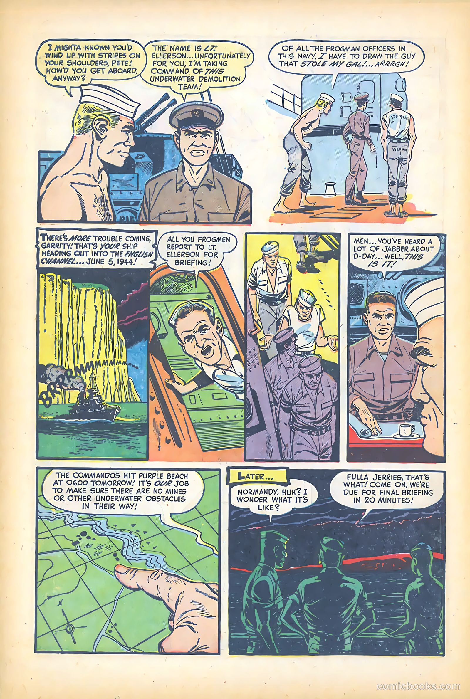 War Battles #1 (1952) — page 6 of 41