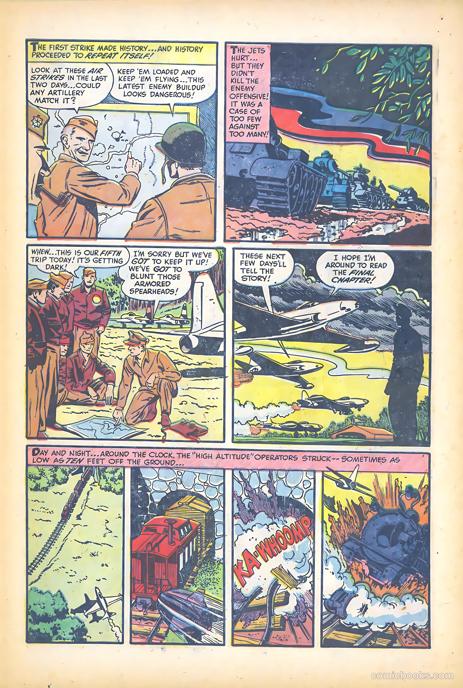 War Battles #1 (1952) — page 36 of 41