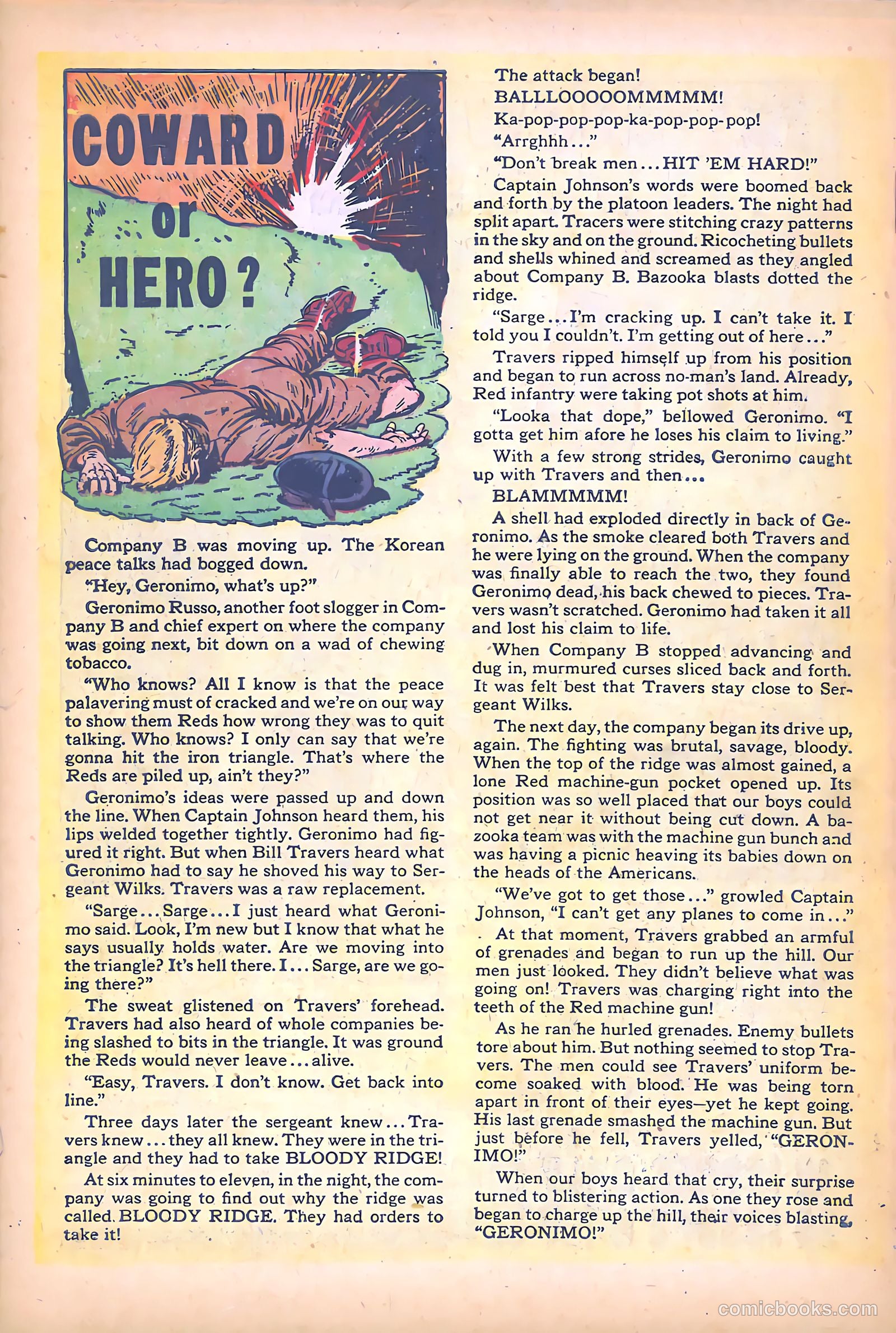 War Battles #1 (1952) — page 39 of 41