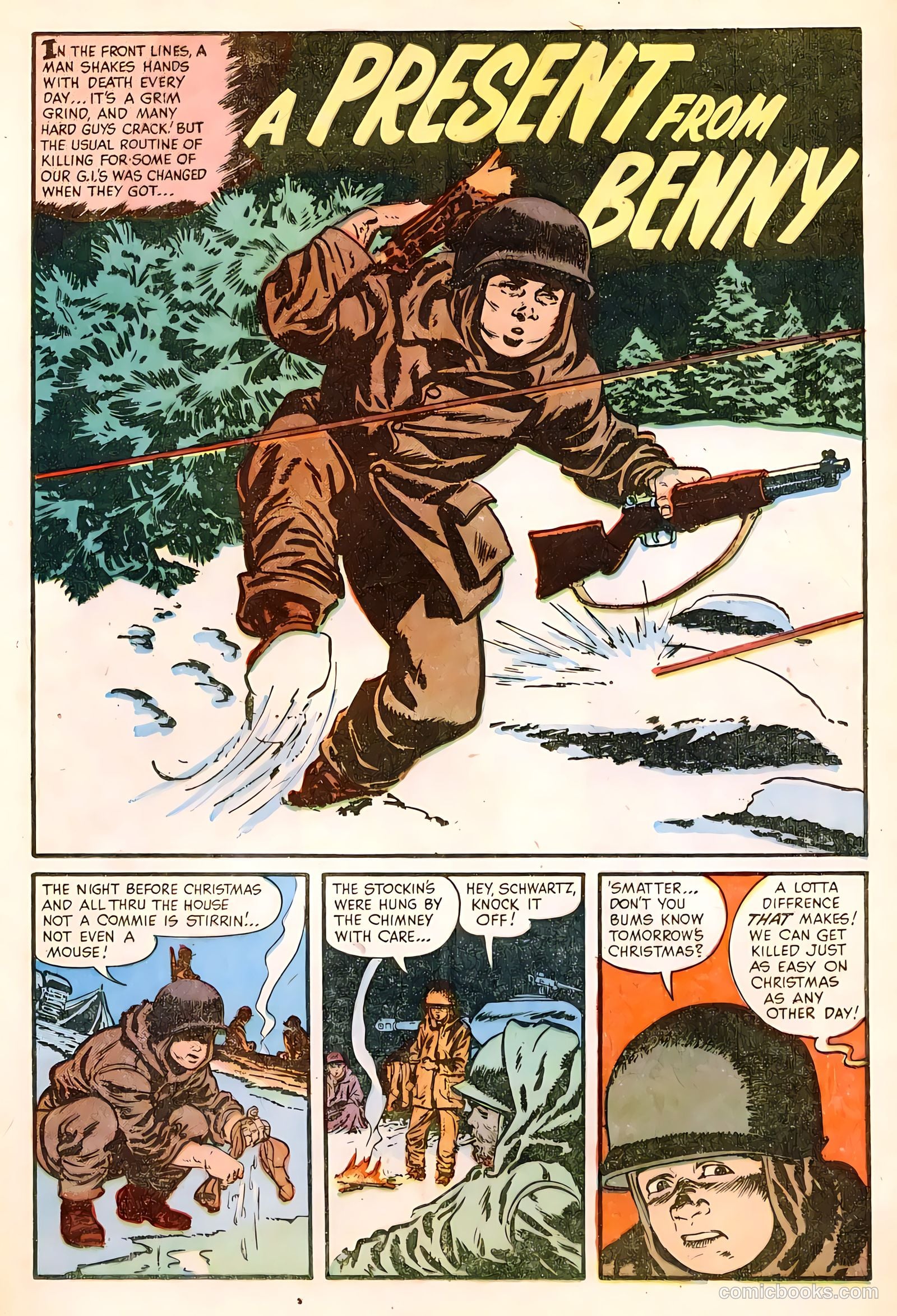 War Battles #2 (1952) — page 21 of 36