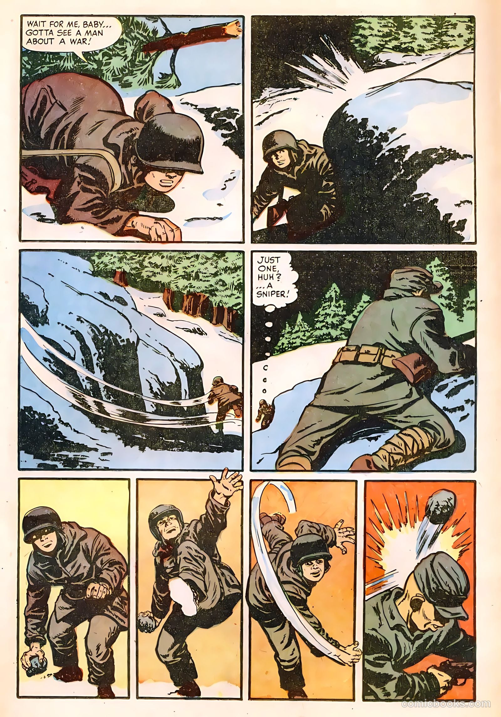 War Battles #2 (1952) — page 25 of 36