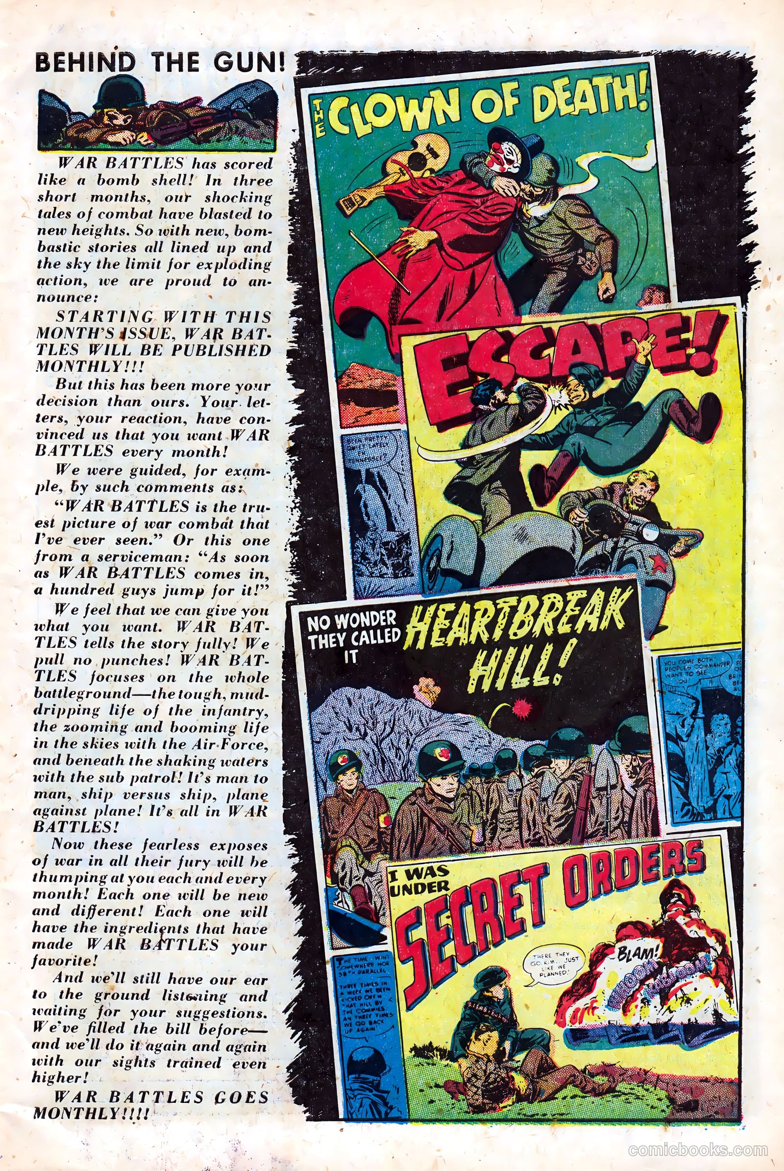 War Battles #3 (1952) — page 3 of 36