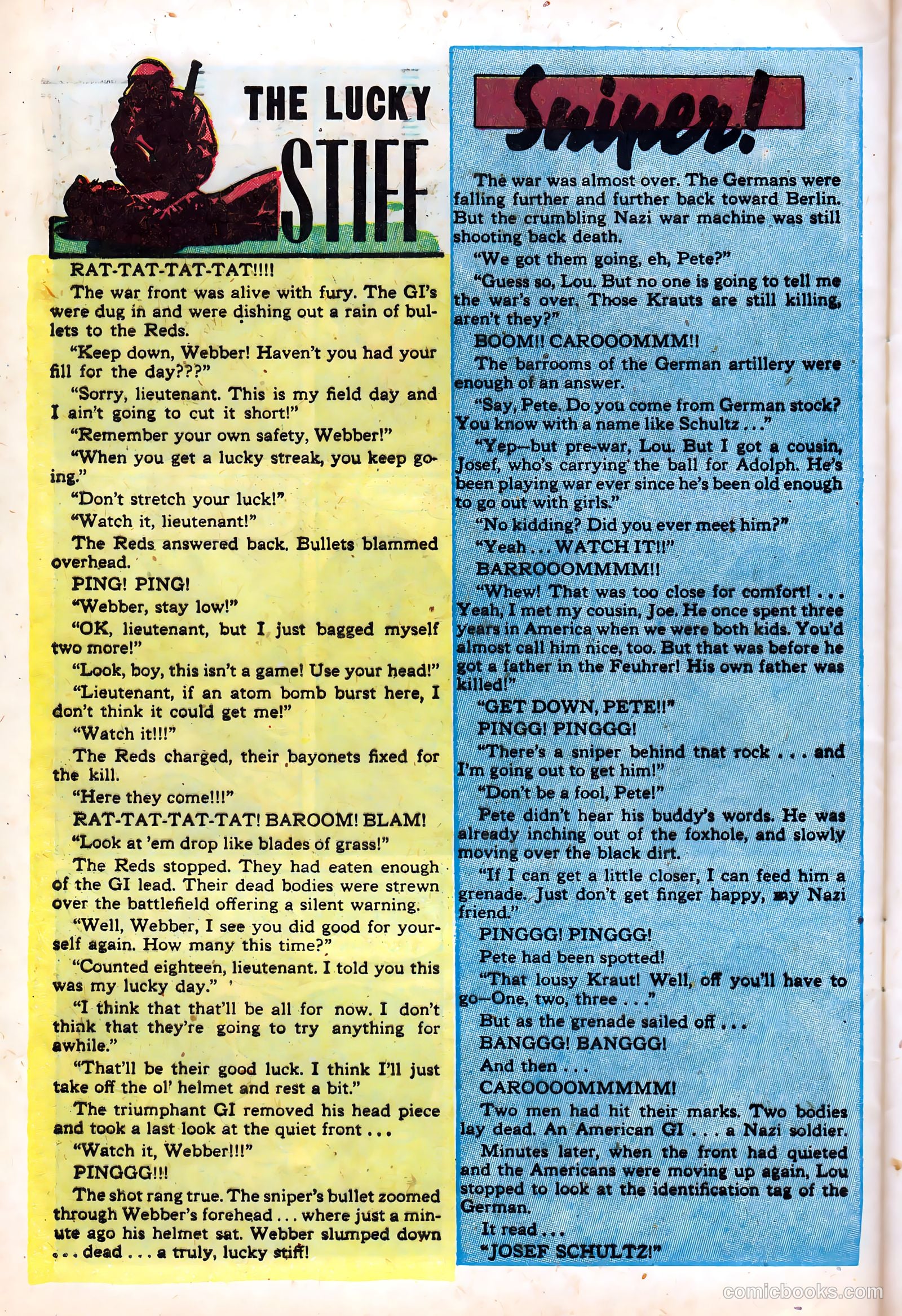 War Battles #3 (1952) — page 28 of 36