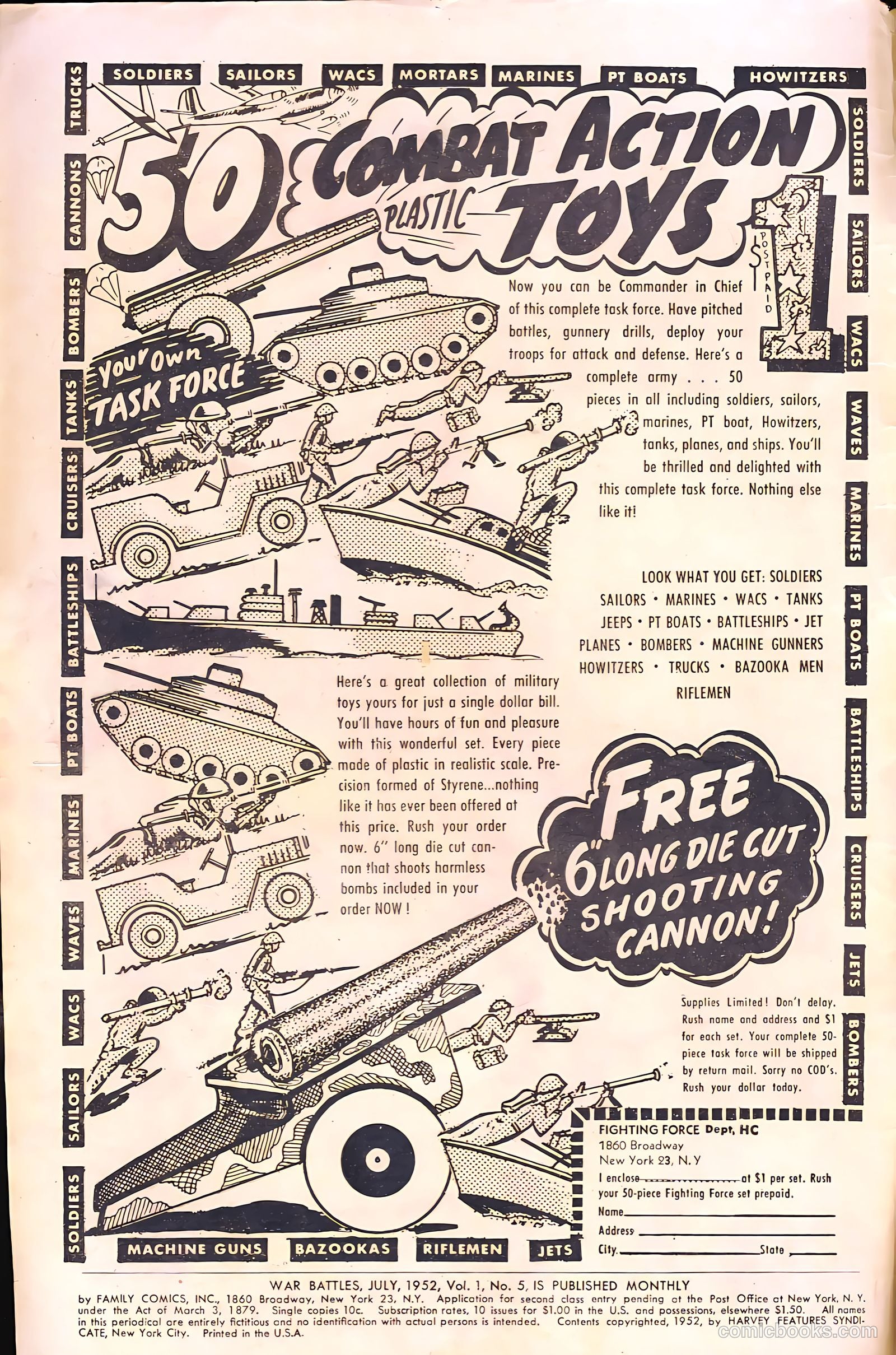 War Battles #5 (1952) — page 2 of 36