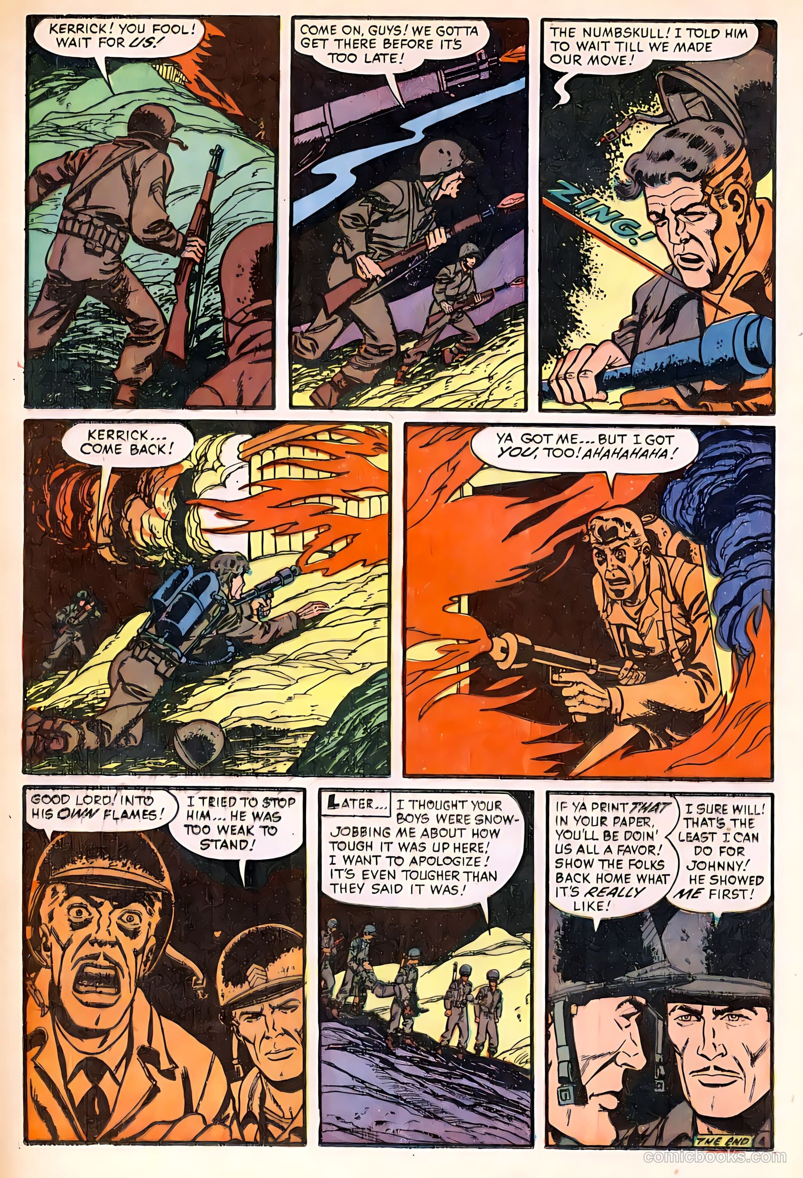 War Battles #5 (1952) — page 16 of 36