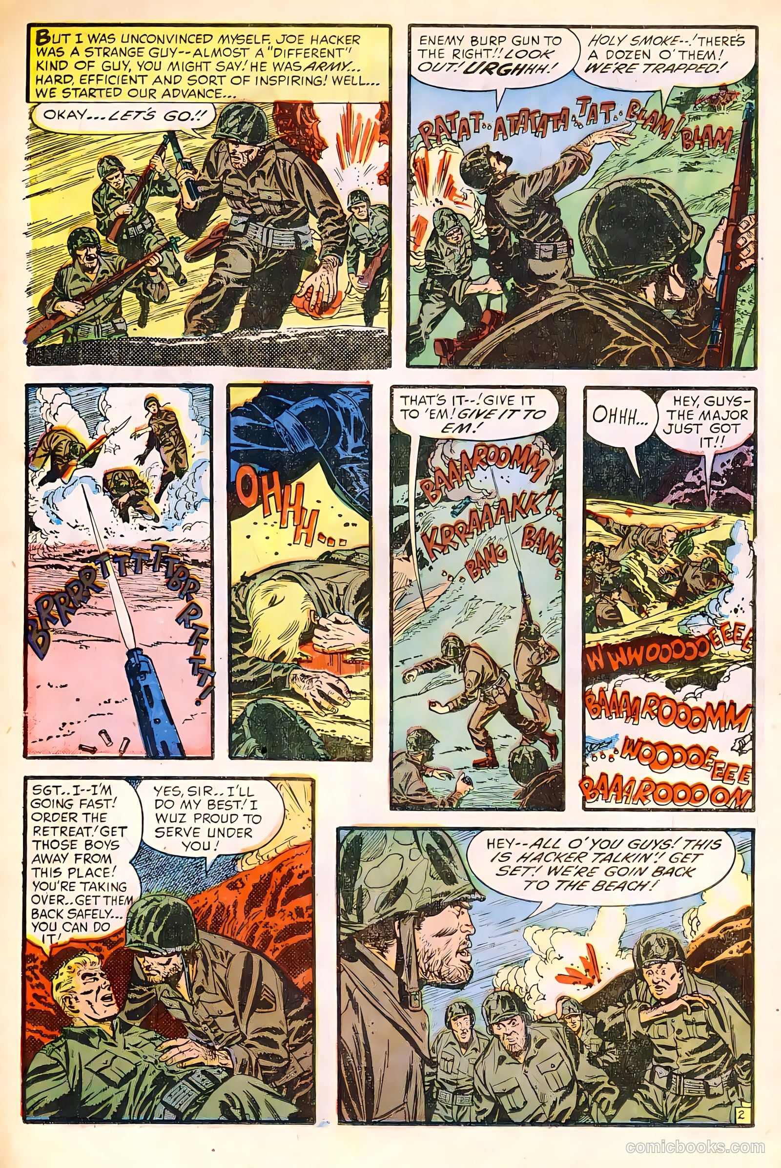 War Battles #5 (1952) — page 22 of 36