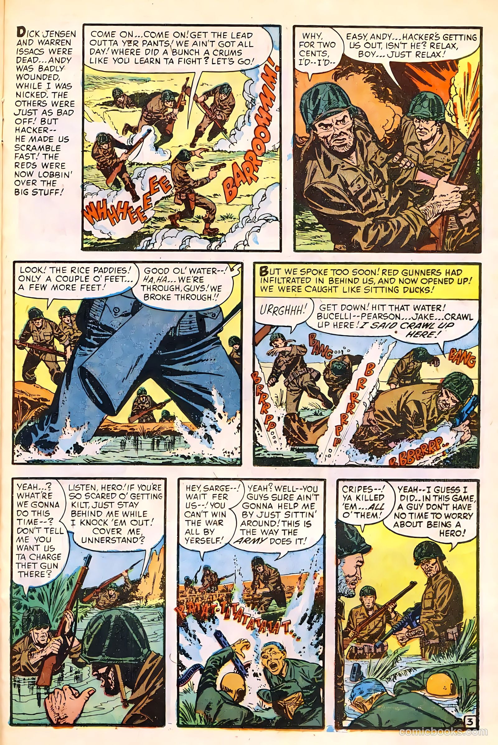 War Battles #5 (1952) — page 23 of 36